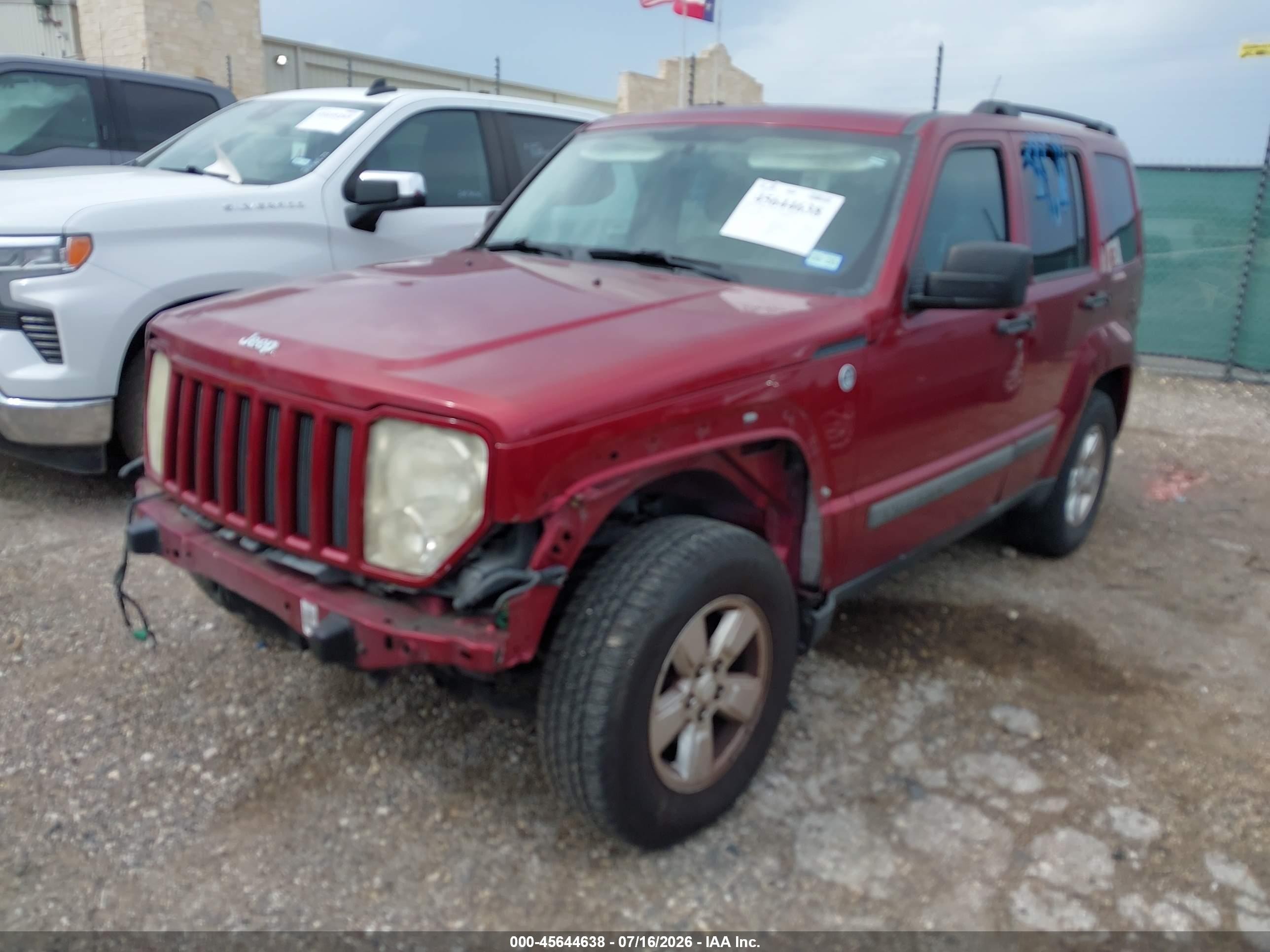 2011 Jeep Liberty Sport Red vin: 1J4PN2GK8BW577744