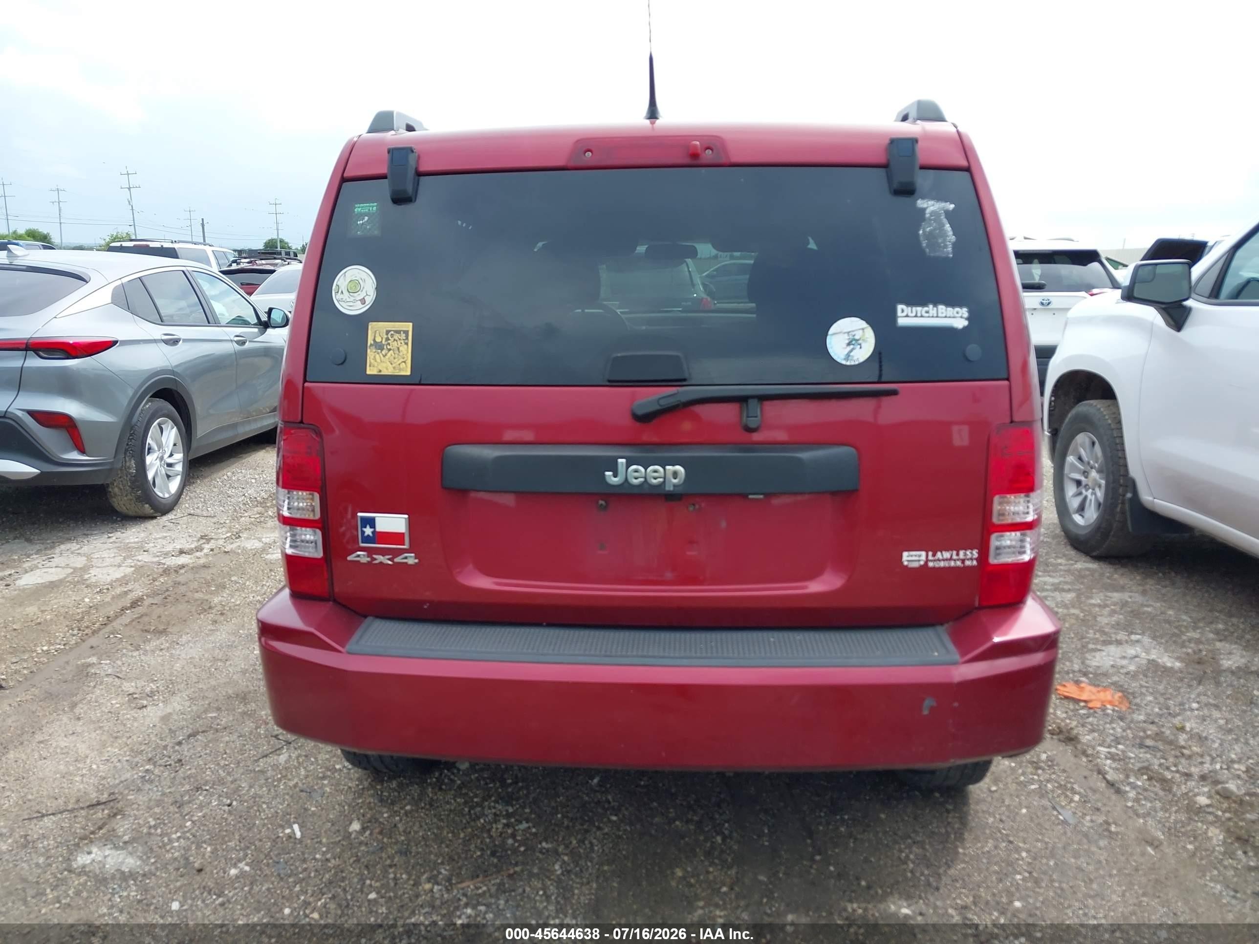 2011 Jeep Liberty Sport Red vin: 1J4PN2GK8BW577744