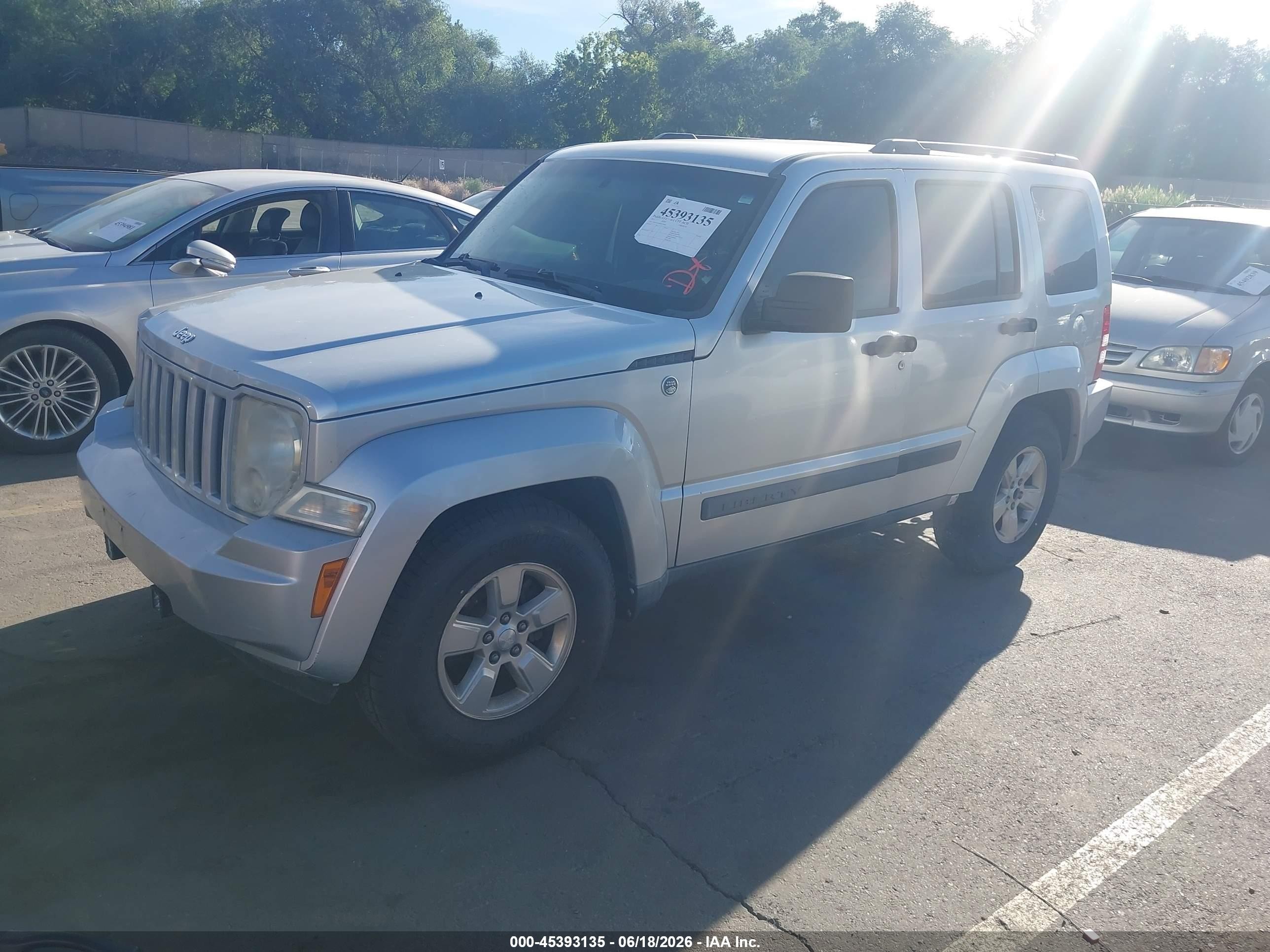 2011 Jeep Liberty Sport Silver vin: 1J4PN2GK8BW579509