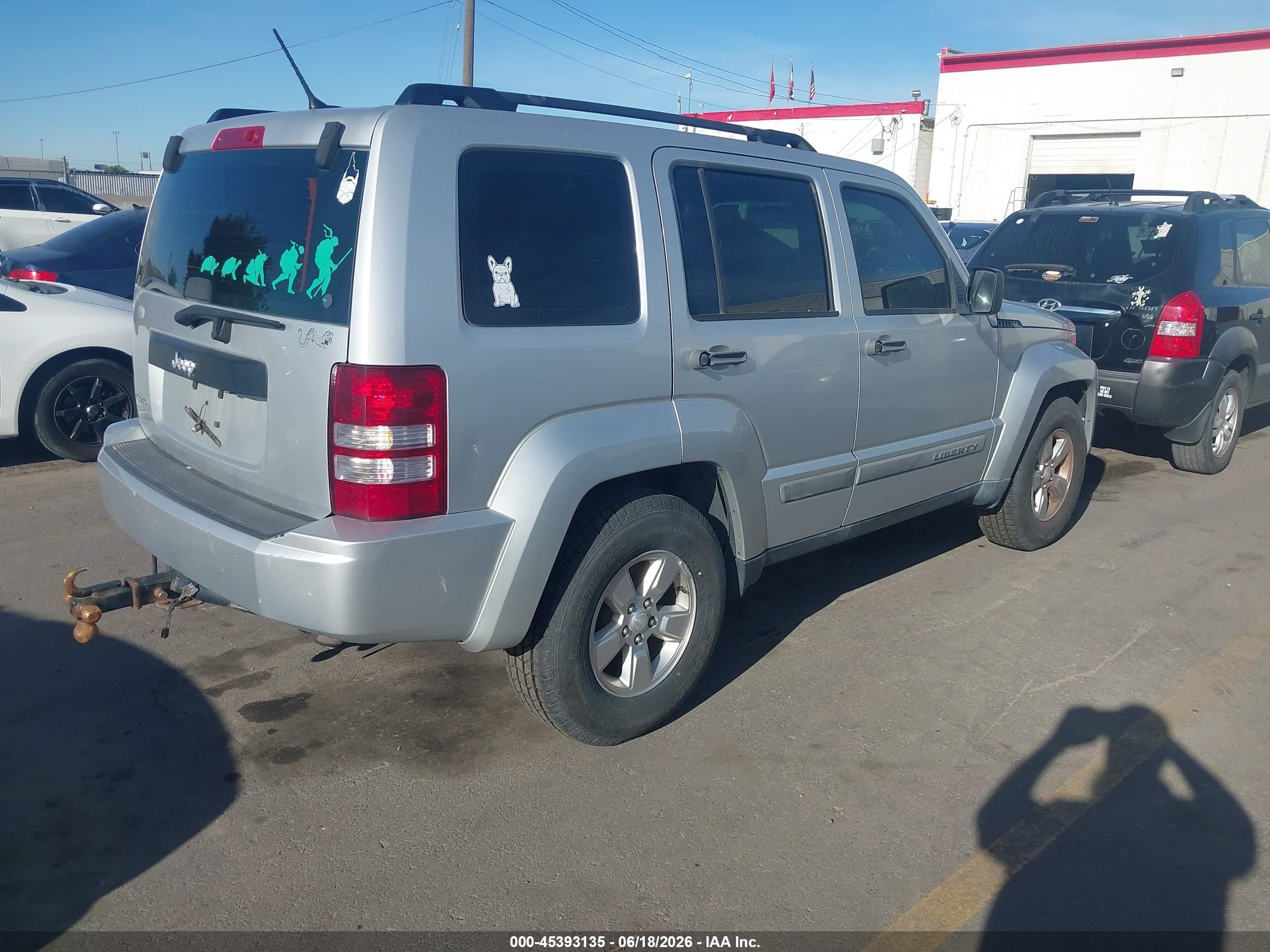 2011 Jeep Liberty Sport Silver vin: 1J4PN2GK8BW579509
