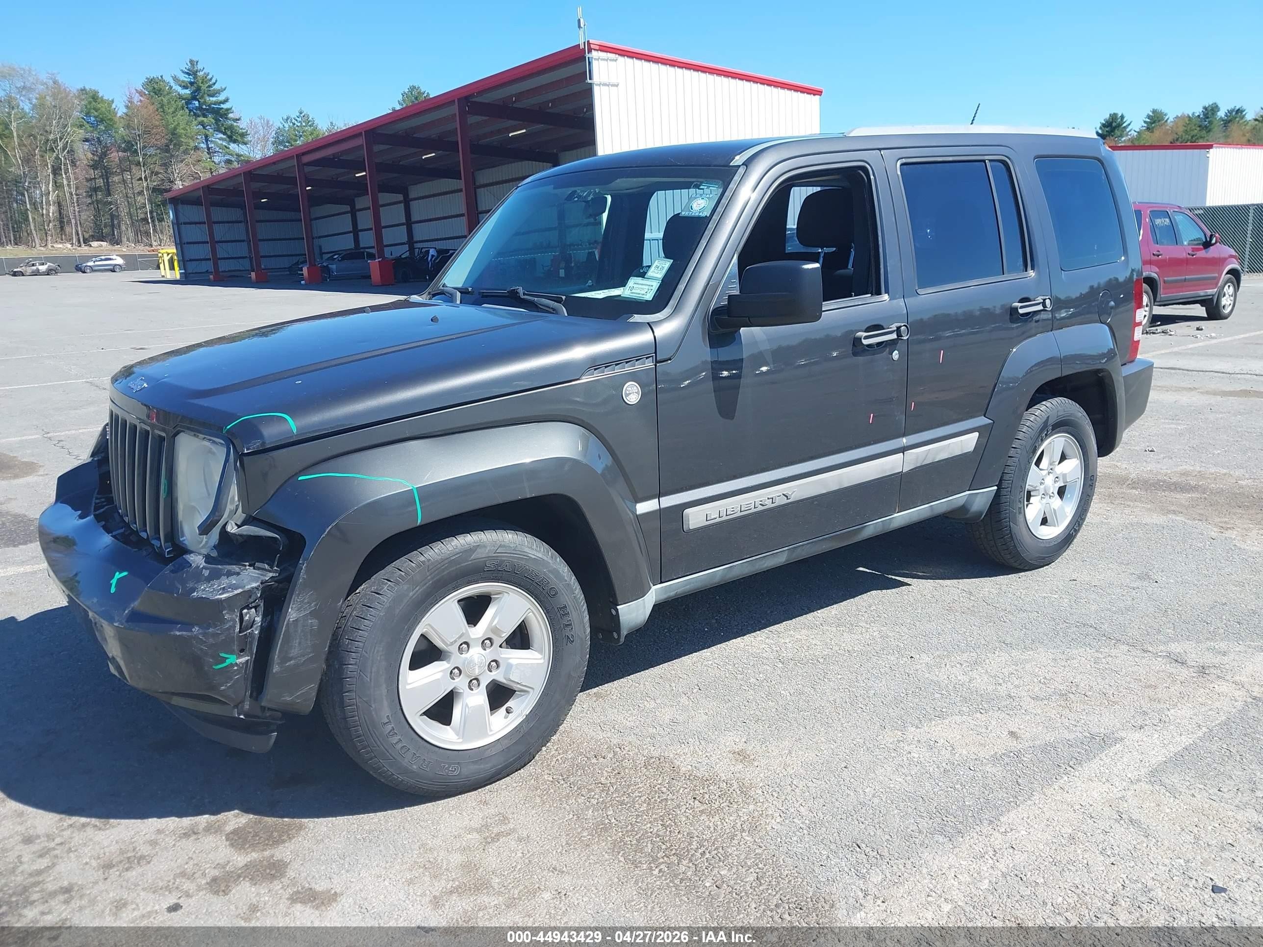 2011 Jeep Liberty Sport Gray vin: 1J4PN2GK8BW586945
