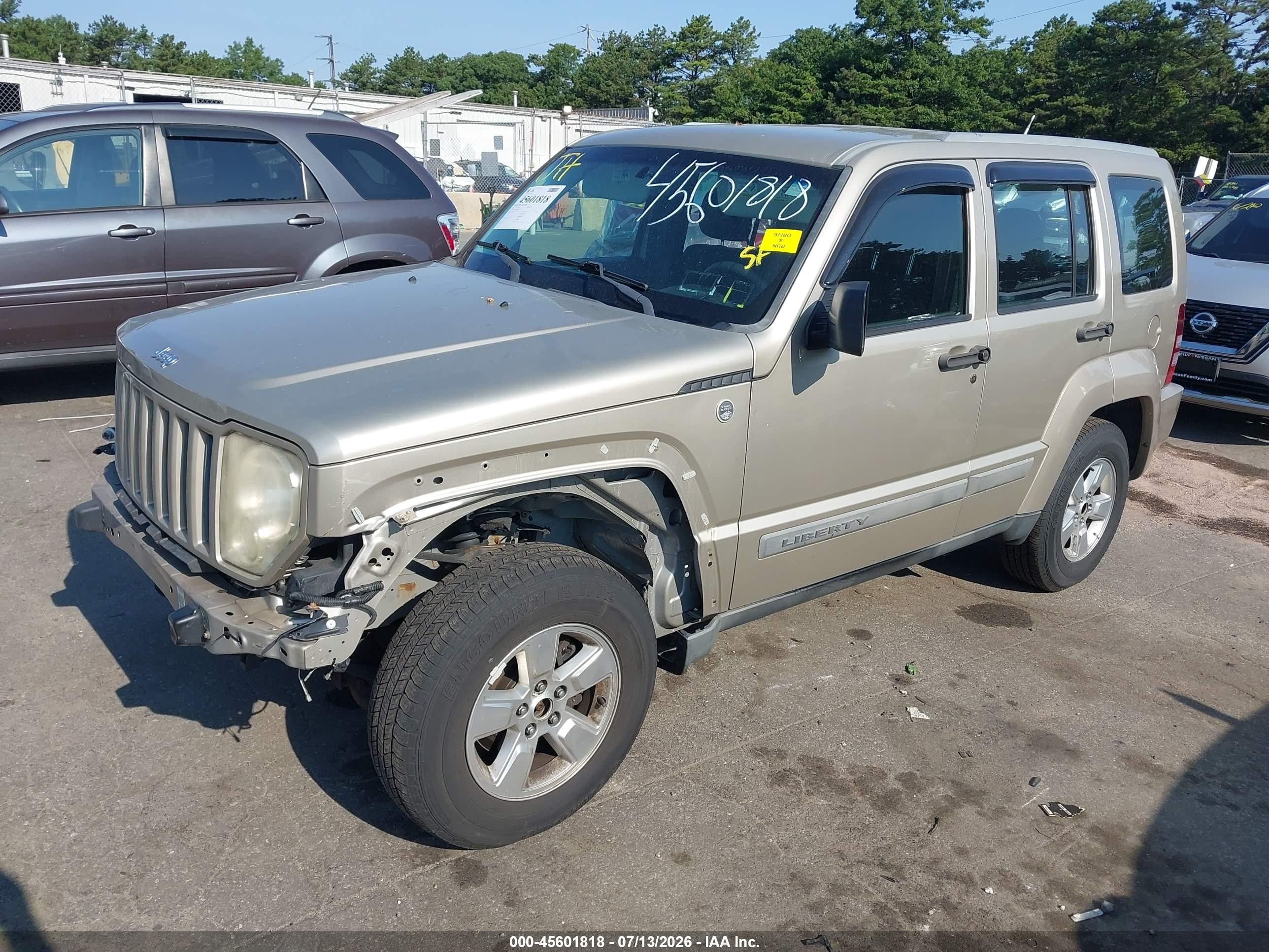 2011 Jeep Liberty Sport Gray vin: 1J4PN2GK8BW588467