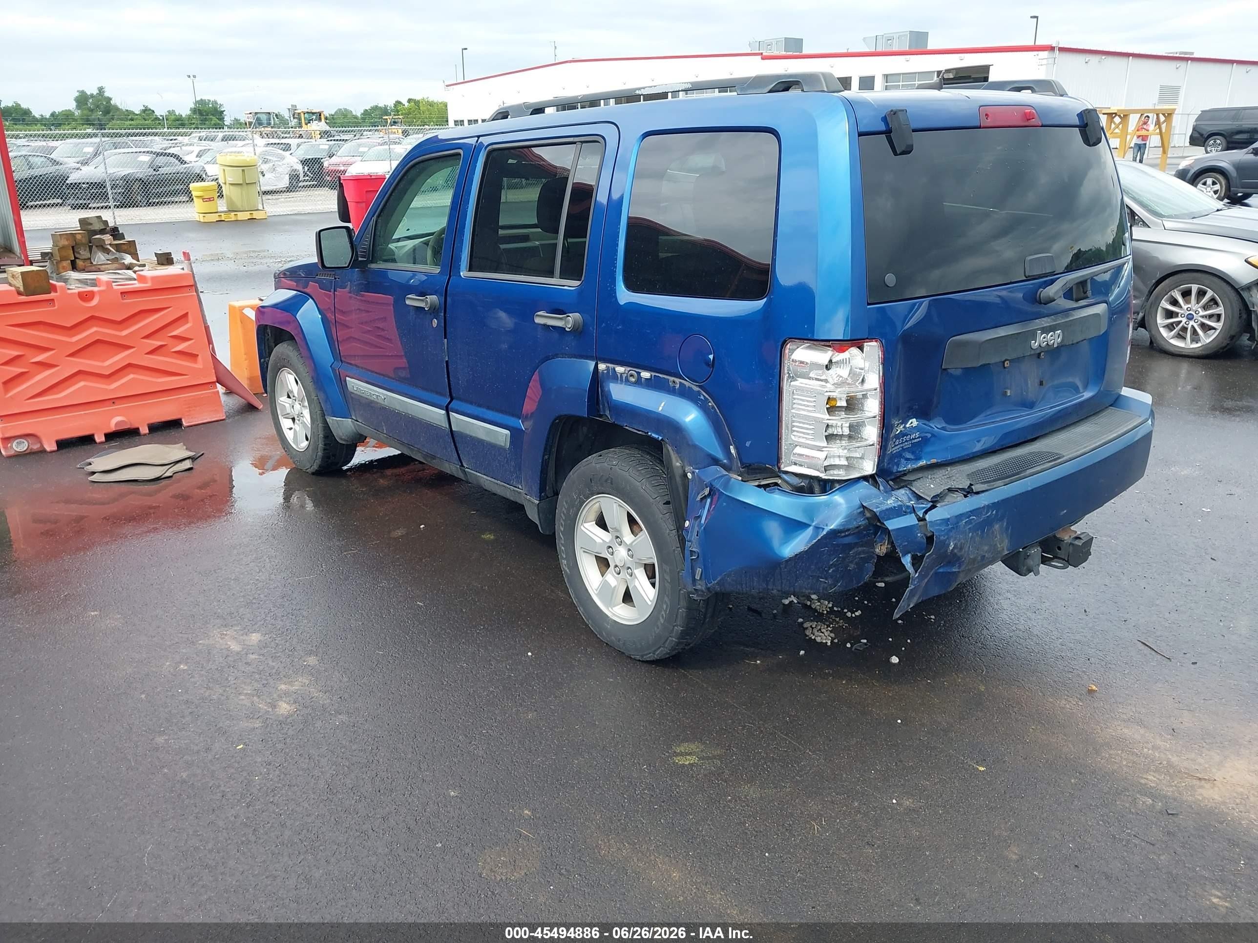 2010 Jeep Liberty Sport Blue vin: 1J4PN2GK9AW113375