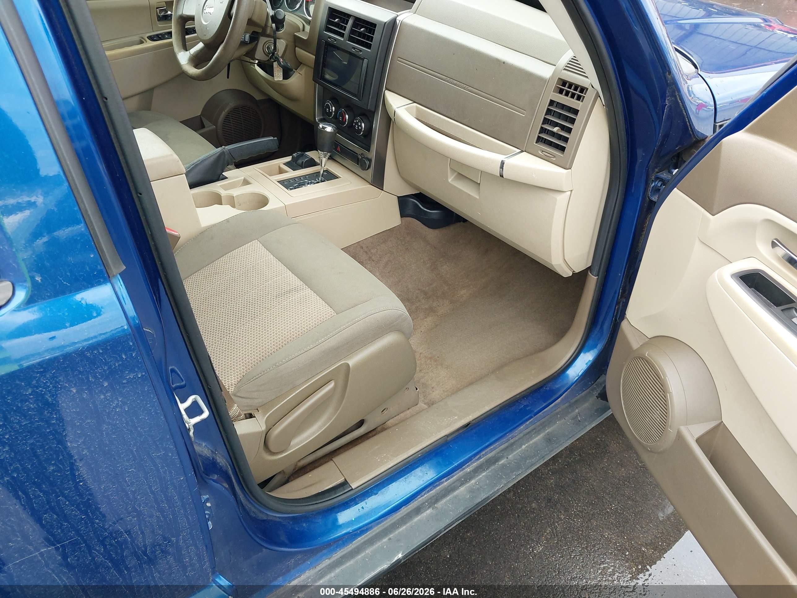 2010 Jeep Liberty Sport Blue vin: 1J4PN2GK9AW113375