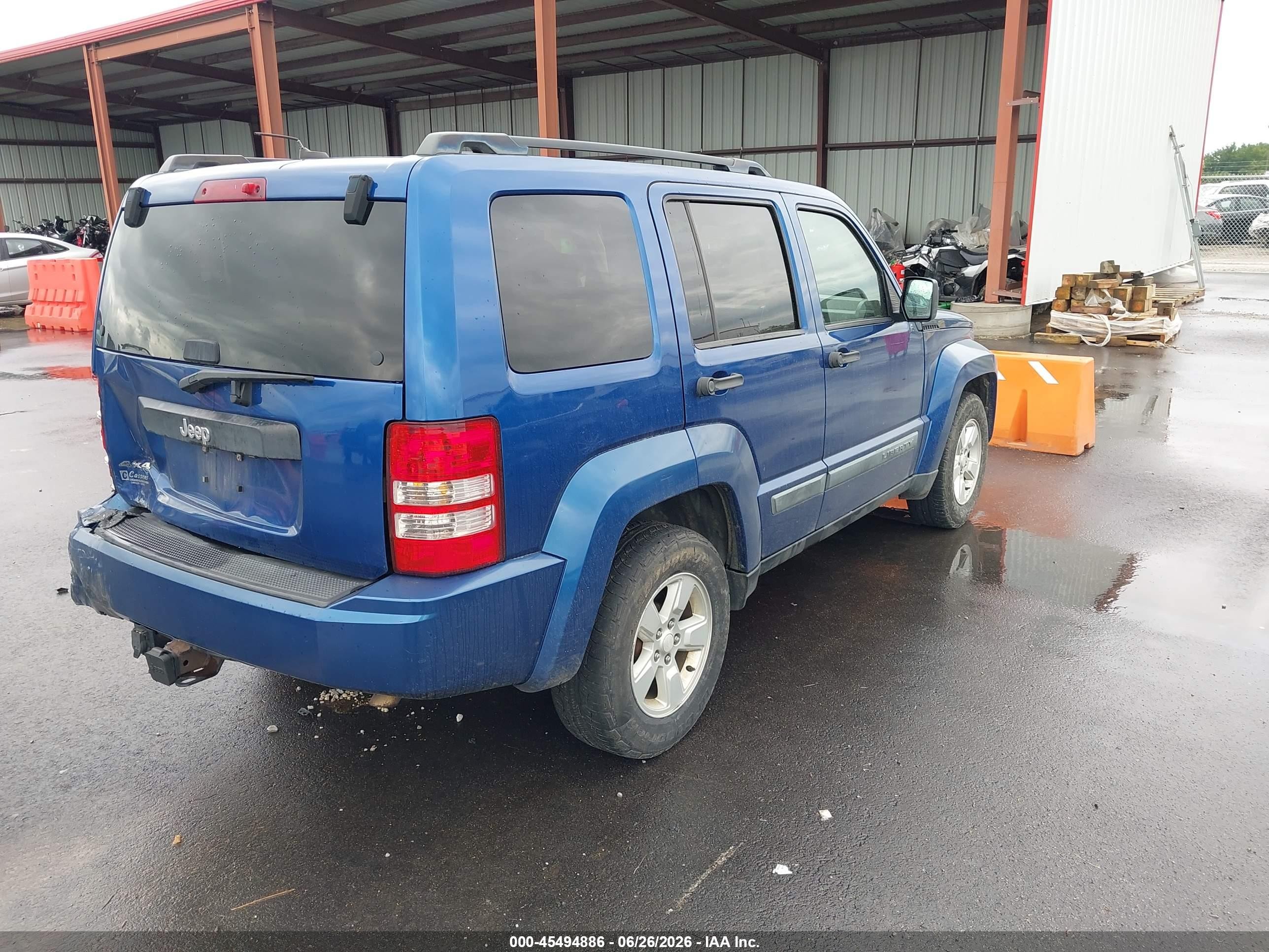 2010 Jeep Liberty Sport Blue vin: 1J4PN2GK9AW113375