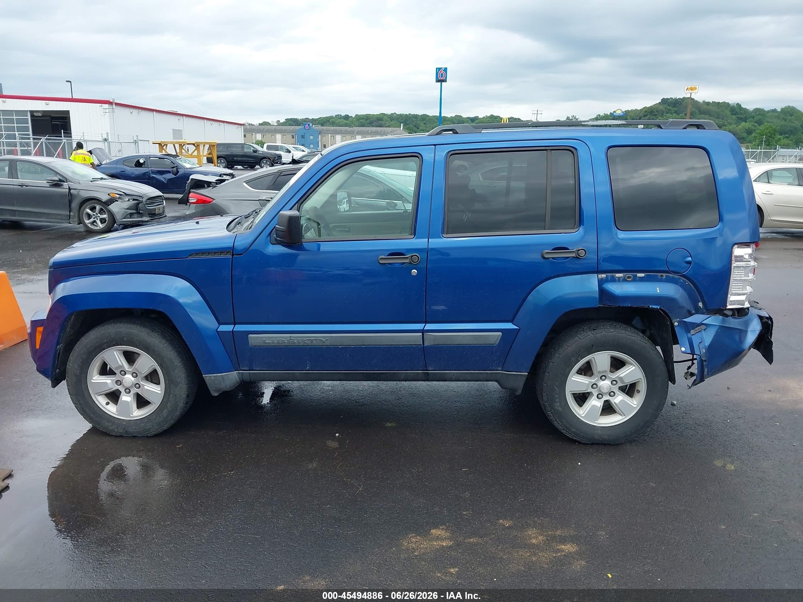 2010 Jeep Liberty Sport Blue vin: 1J4PN2GK9AW113375