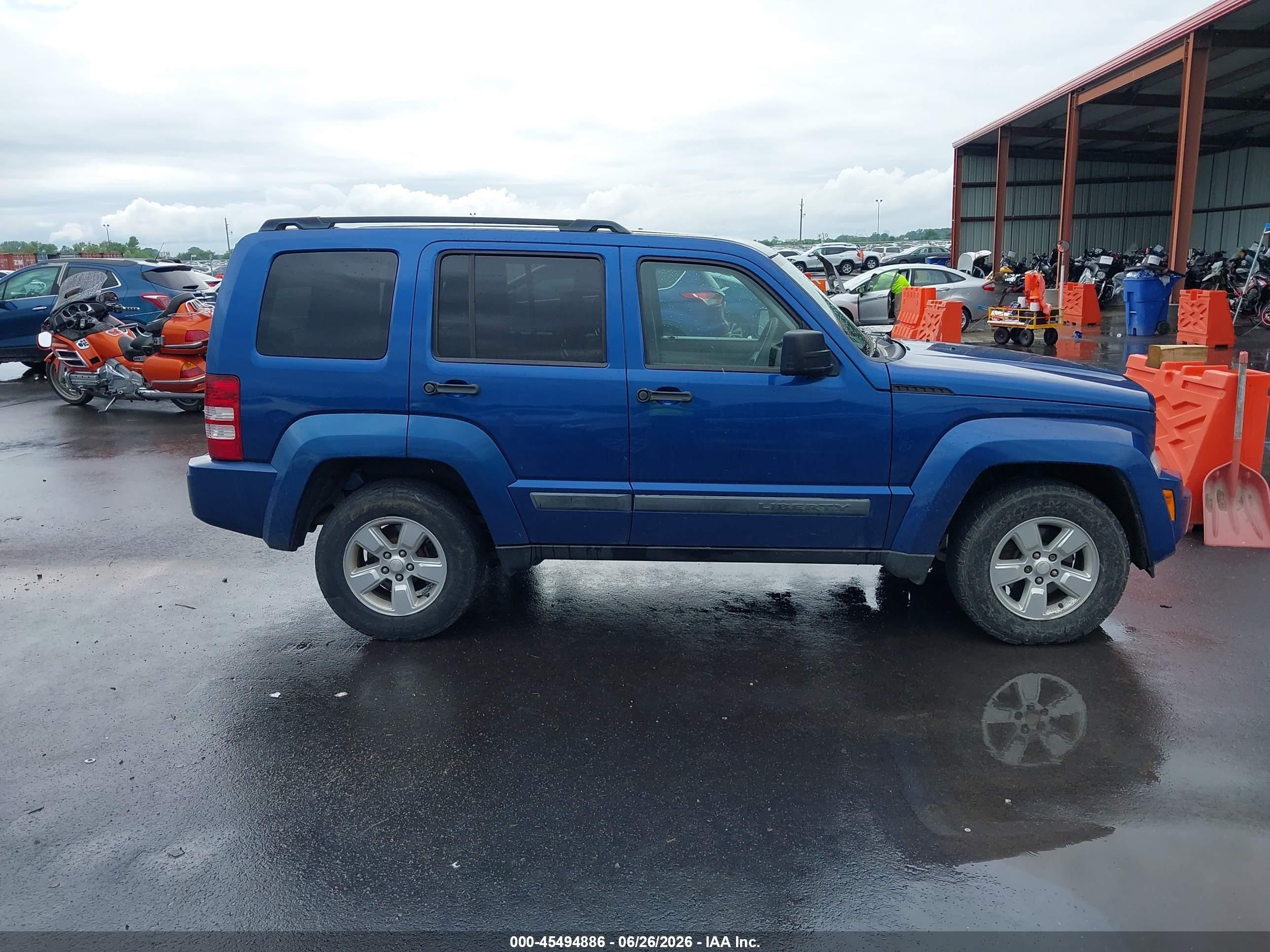 2010 Jeep Liberty Sport Blue vin: 1J4PN2GK9AW113375