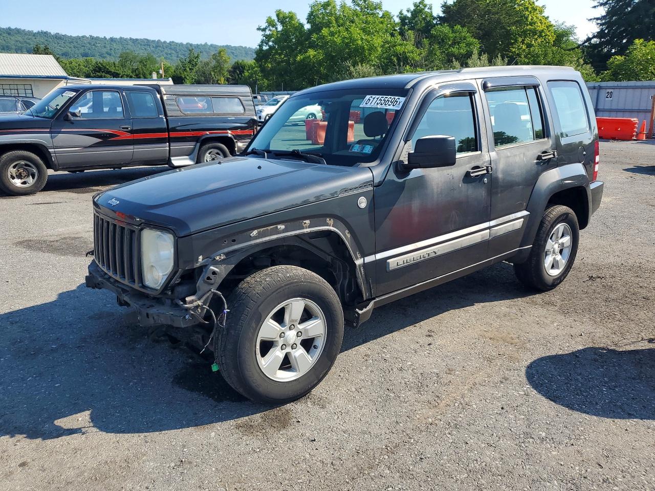 2010 Jeep Liberty Sport Черный vin: 1J4PN2GK9AW138244