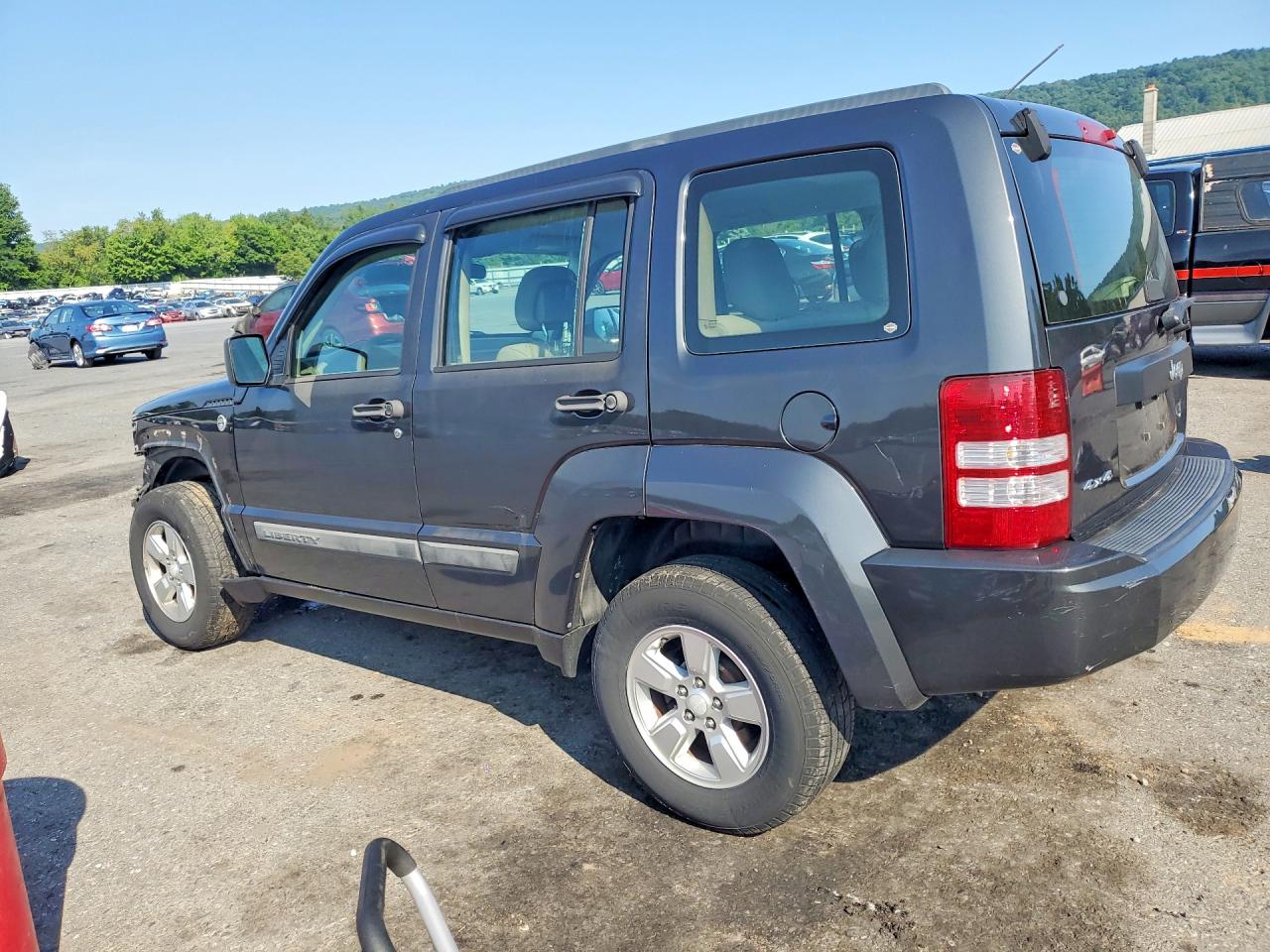 2010 Jeep Liberty Sport Black vin: 1J4PN2GK9AW138244