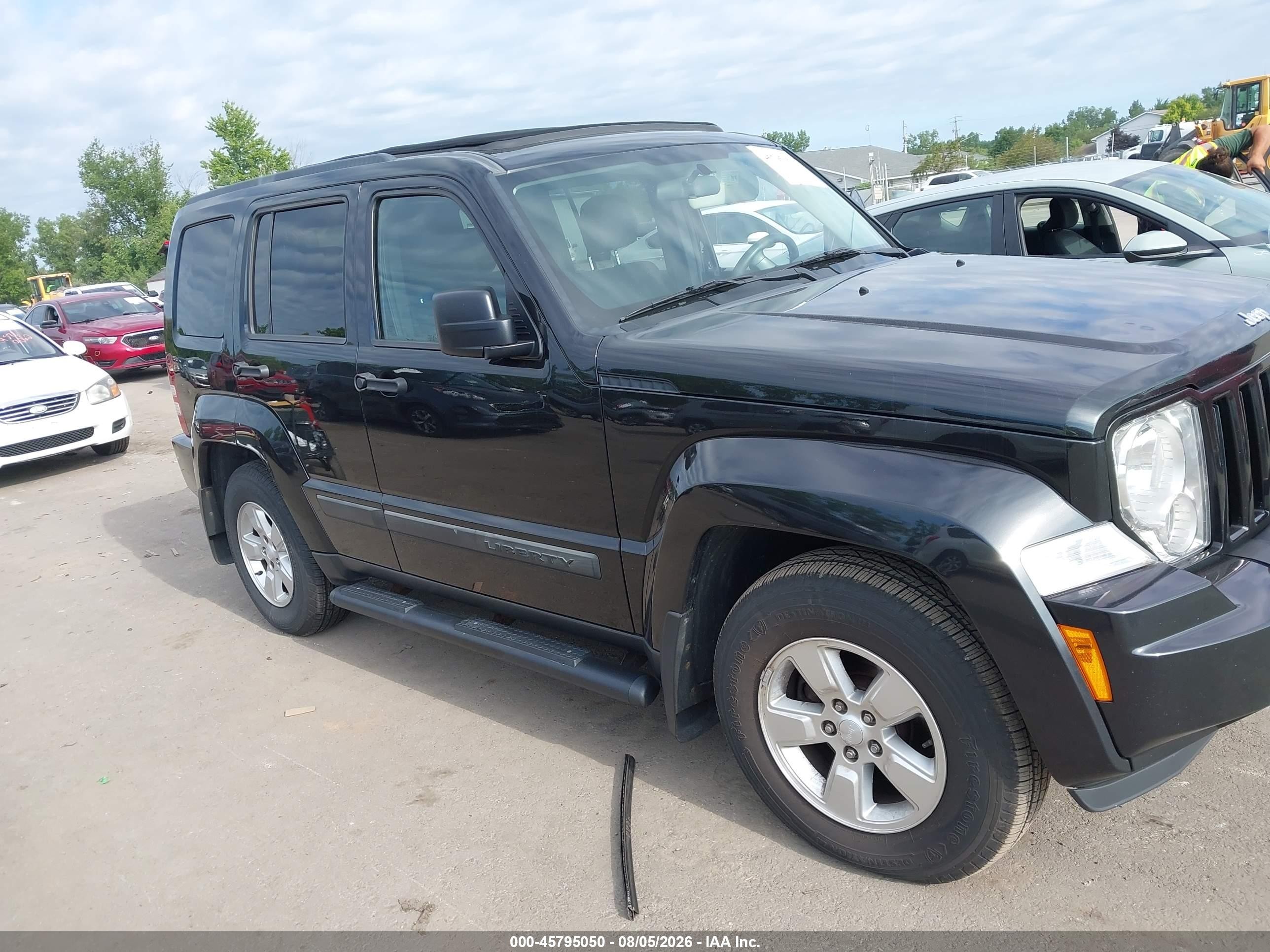 2010 Jeep Liberty Sport Black vin: 1J4PN2GK9AW172944