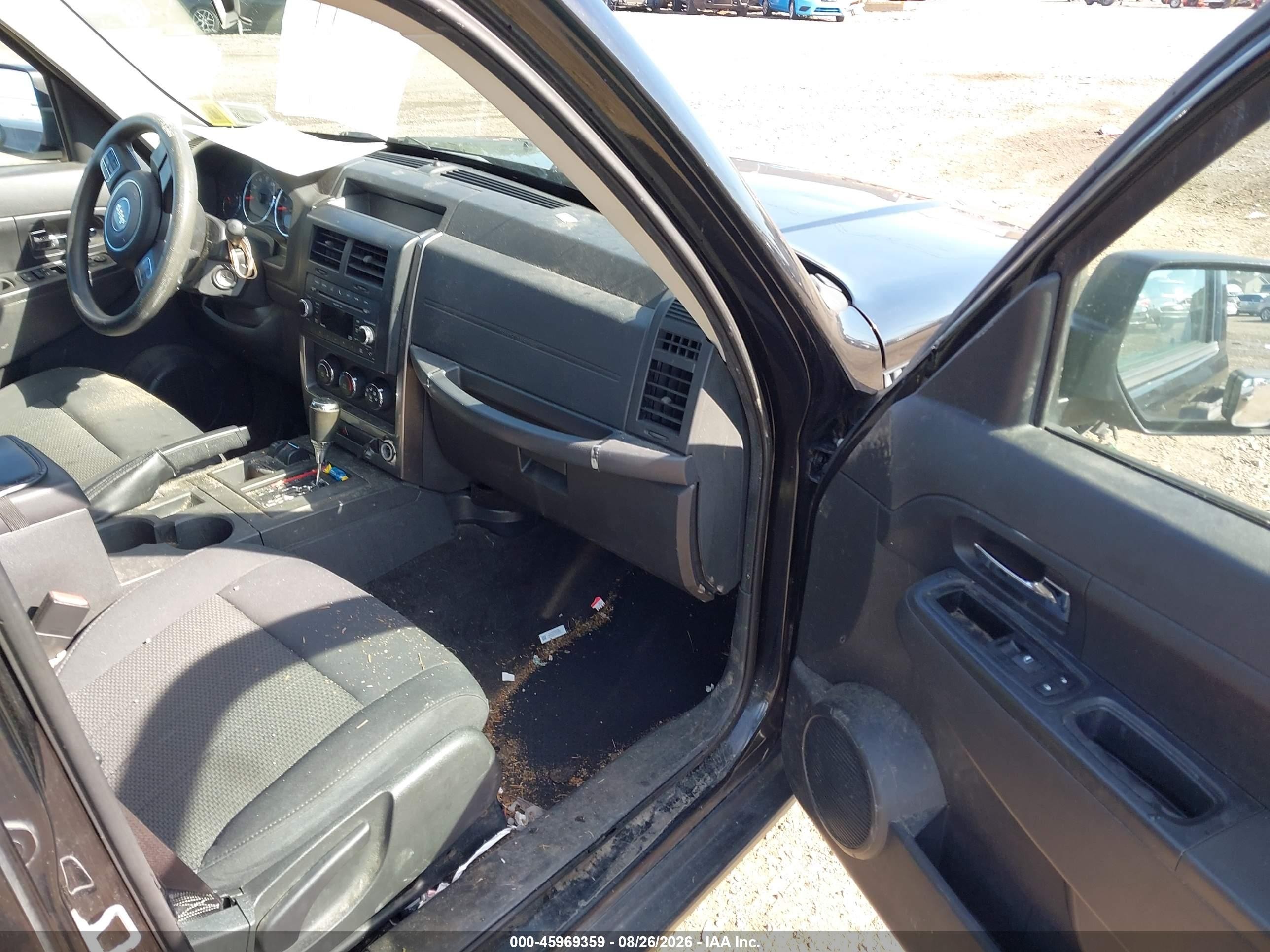 2011 Jeep Liberty Sport Черный vin: 1J4PN2GK9BW568874