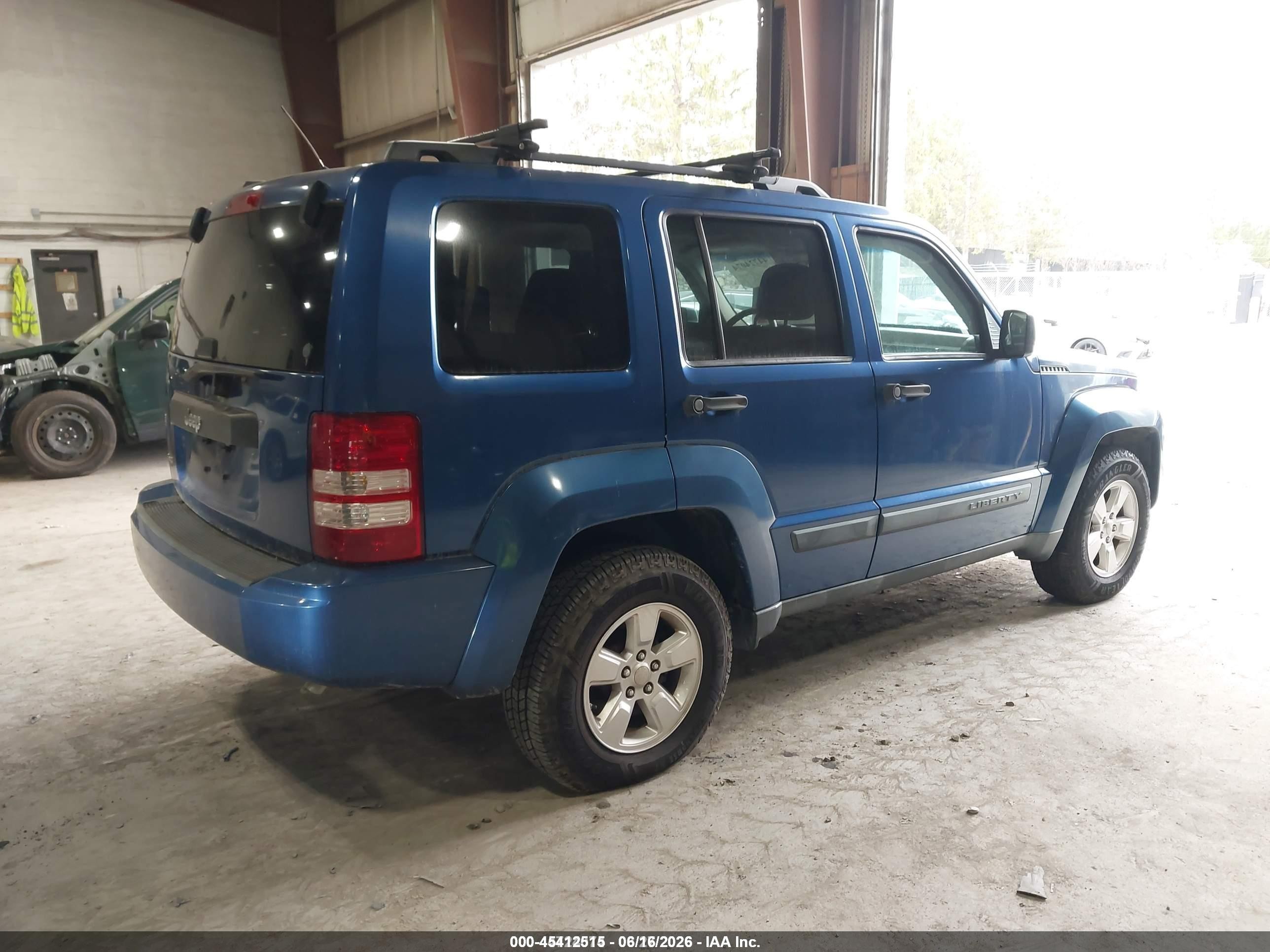 2010 Jeep Liberty Sport Blue vin: 1J4PN2GKXAW115362