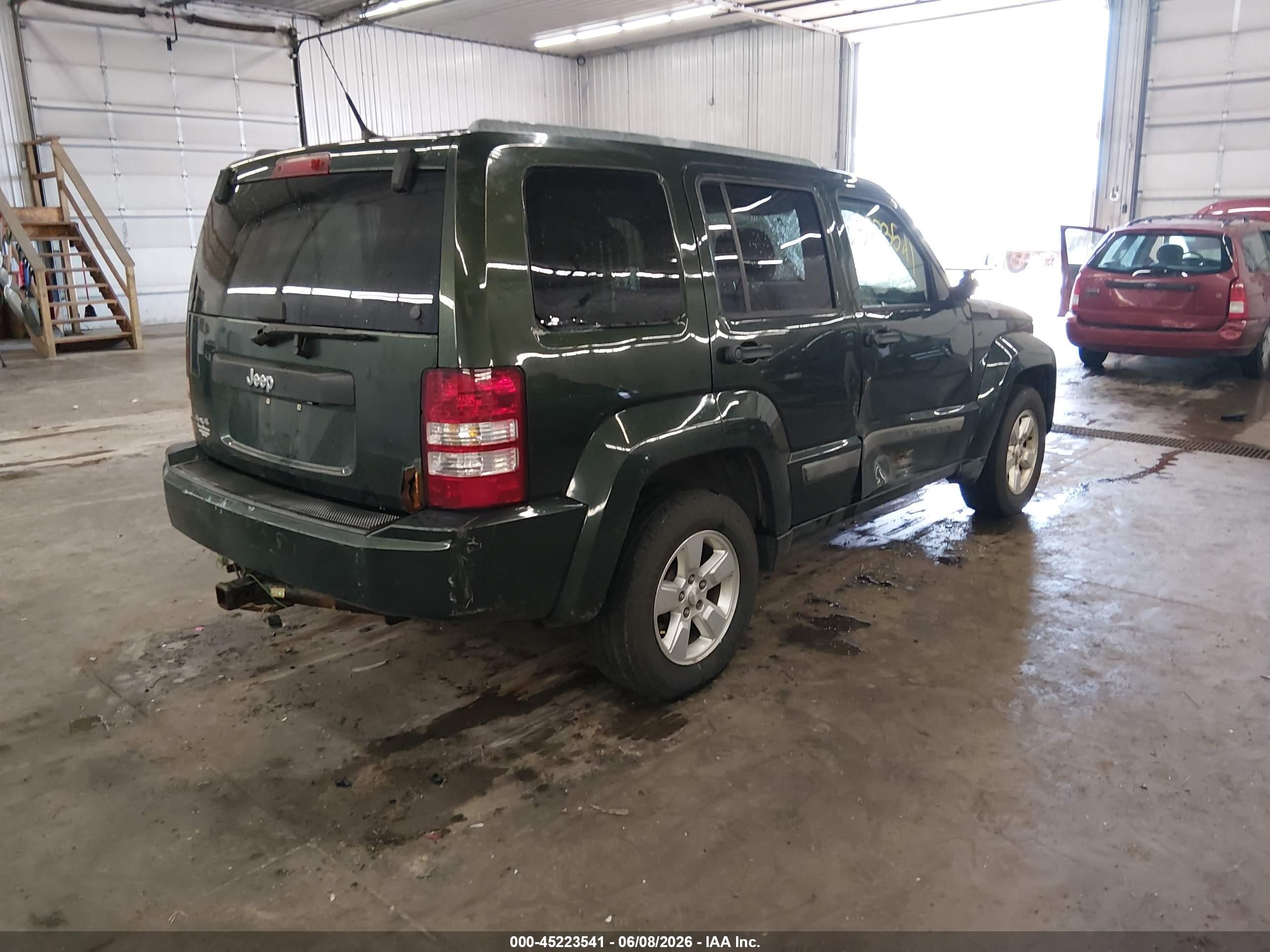 2011 Jeep Liberty Sport Green vin: 1J4PN2GKXBW519229