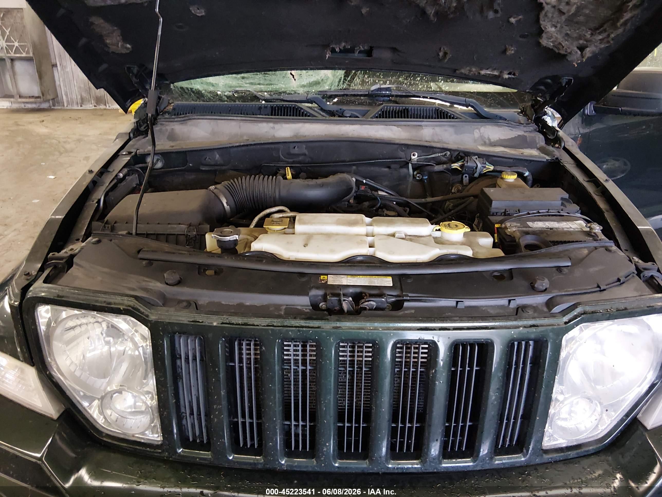2011 Jeep Liberty Sport Green vin: 1J4PN2GKXBW519229