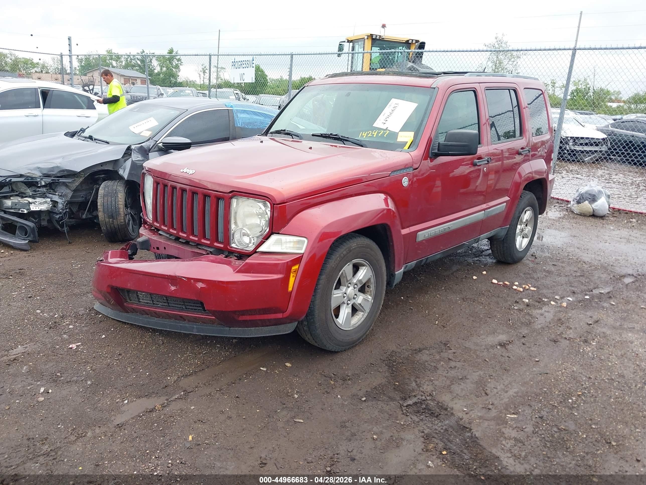 2011 Jeep Liberty Sport Red vin: 1J4PN2GKXBW538279