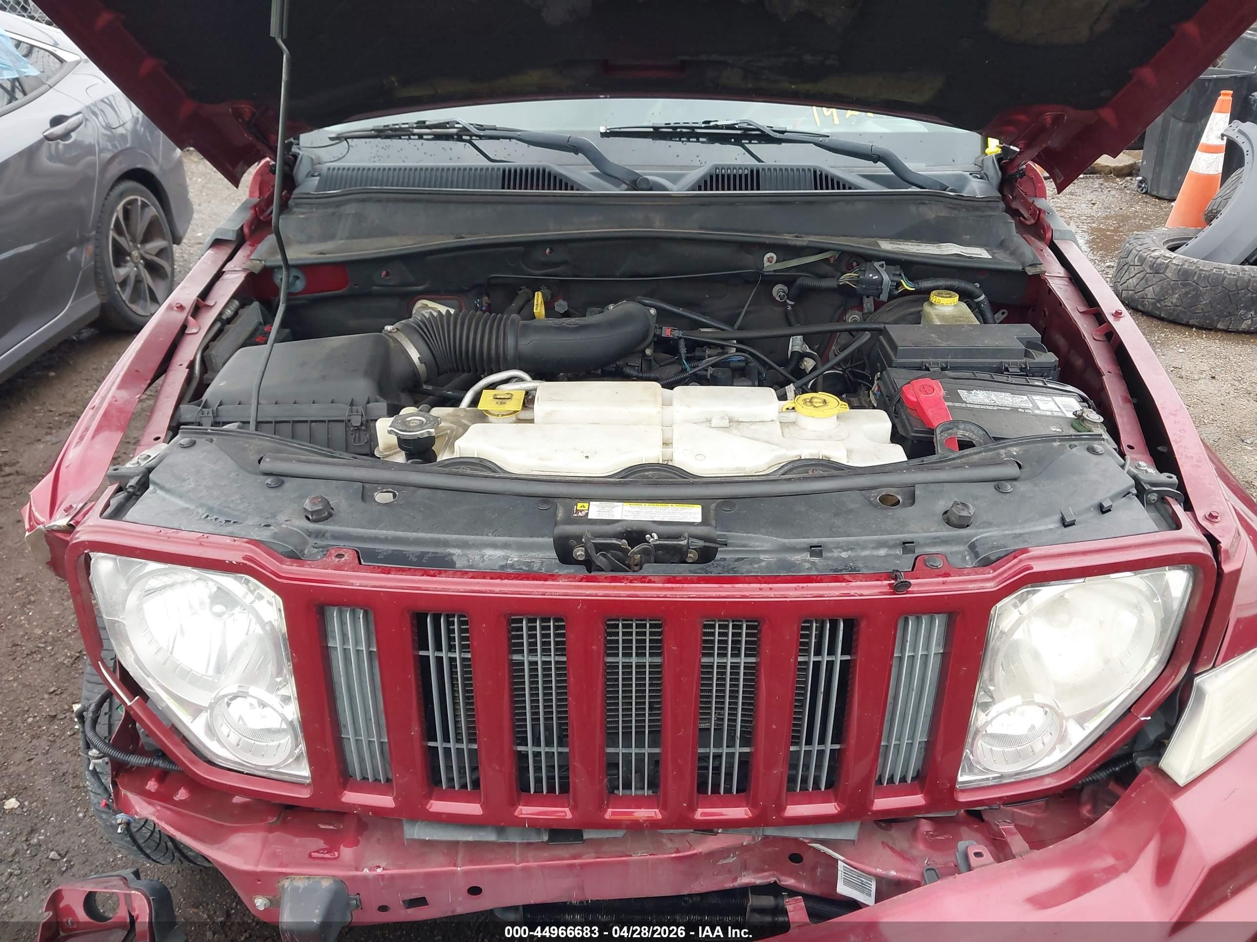 2011 Jeep Liberty Sport Red vin: 1J4PN2GKXBW538279