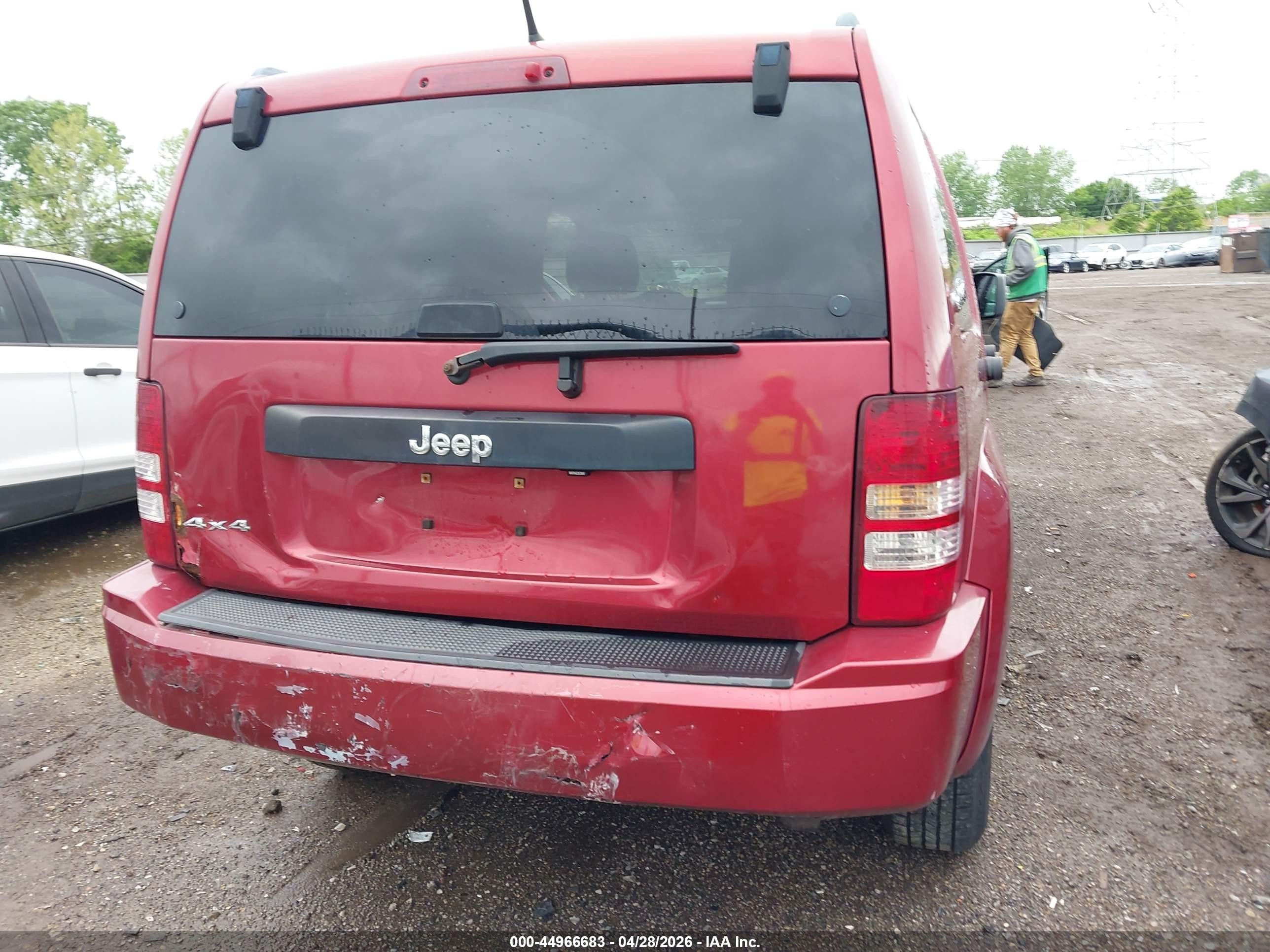 2011 Jeep Liberty Sport Red vin: 1J4PN2GKXBW538279