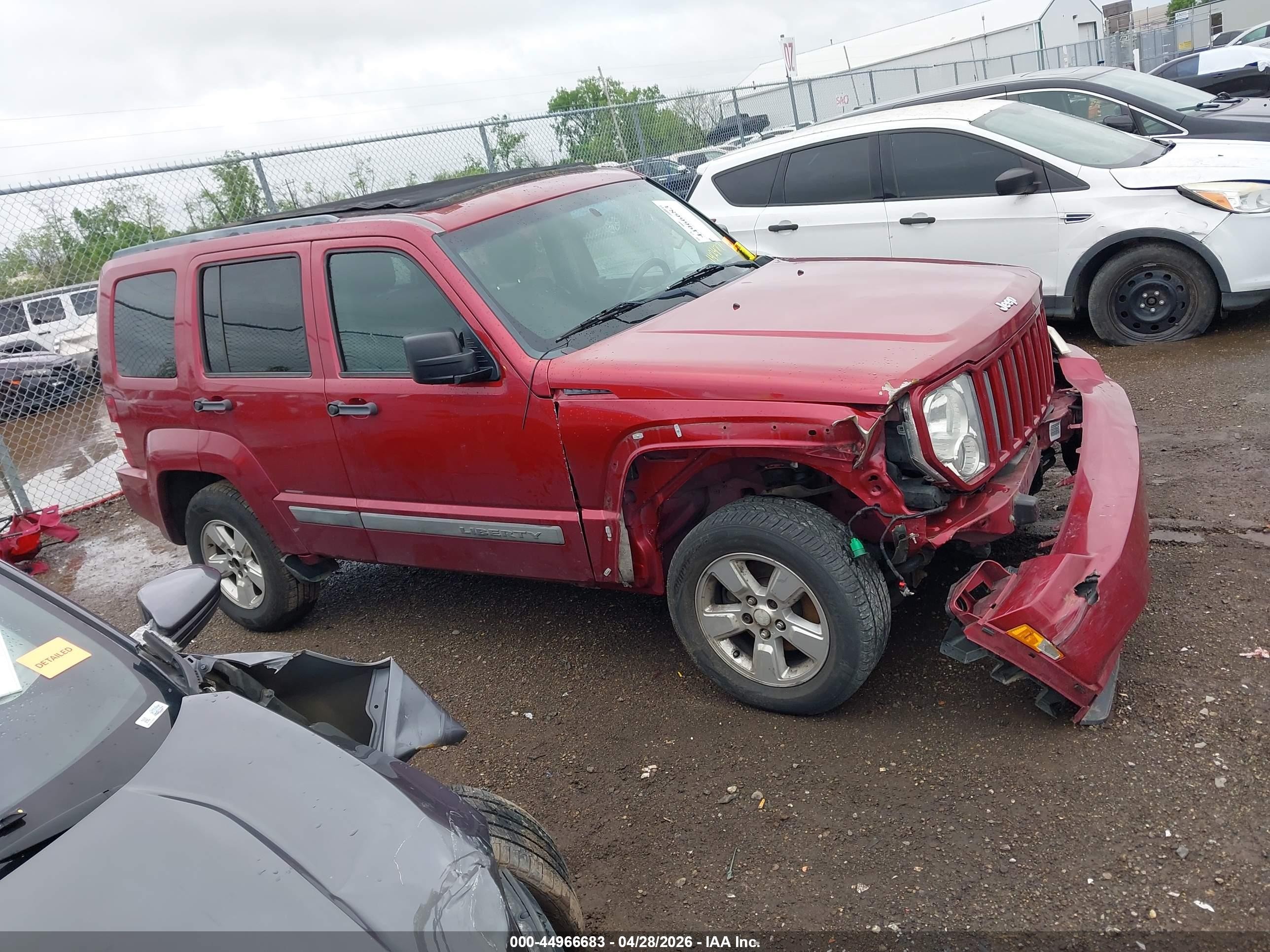 2011 Jeep Liberty Sport Red vin: 1J4PN2GKXBW538279