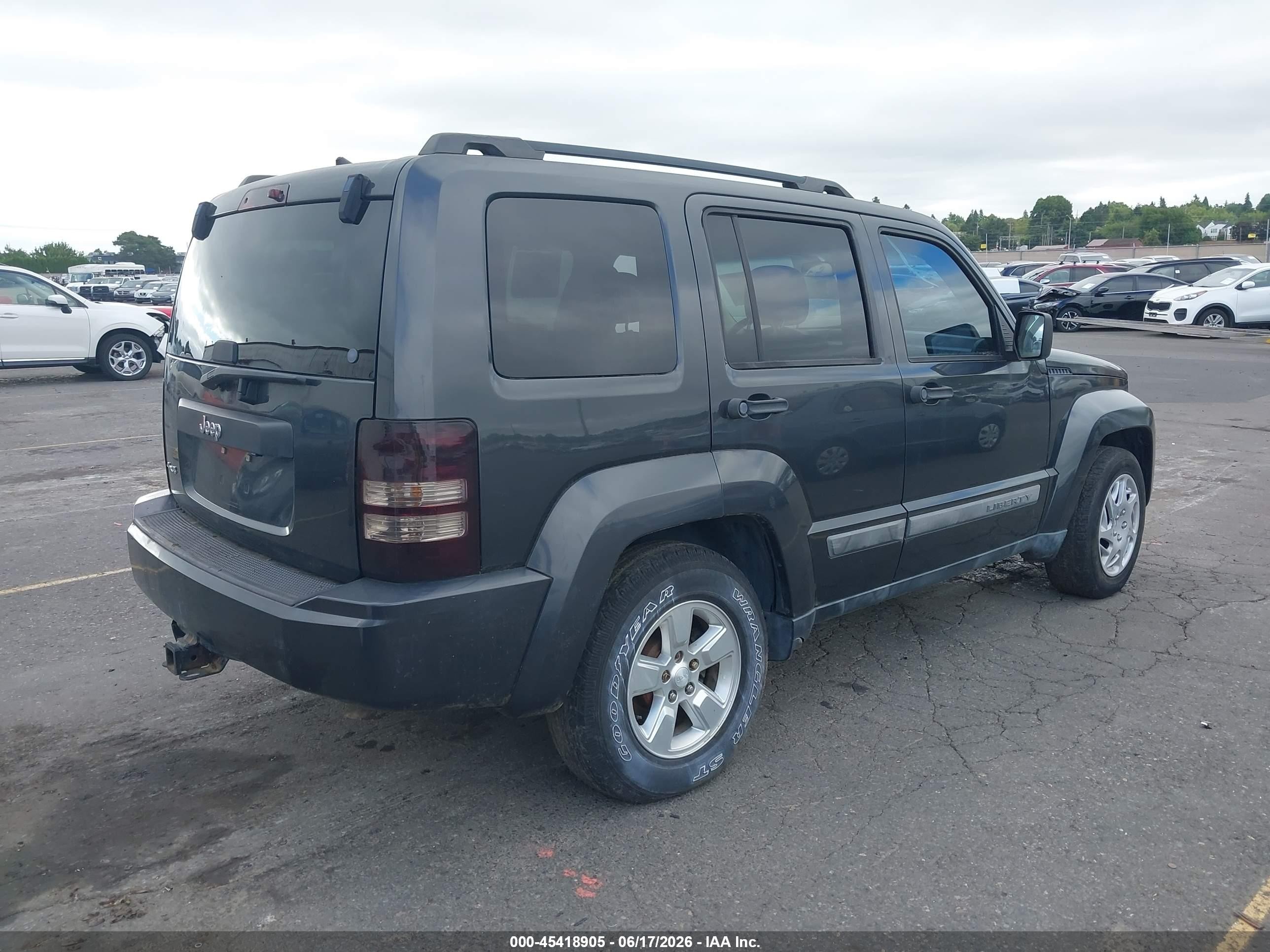 2011 Jeep Liberty Sport Gray vin: 1J4PN2GKXBW543157