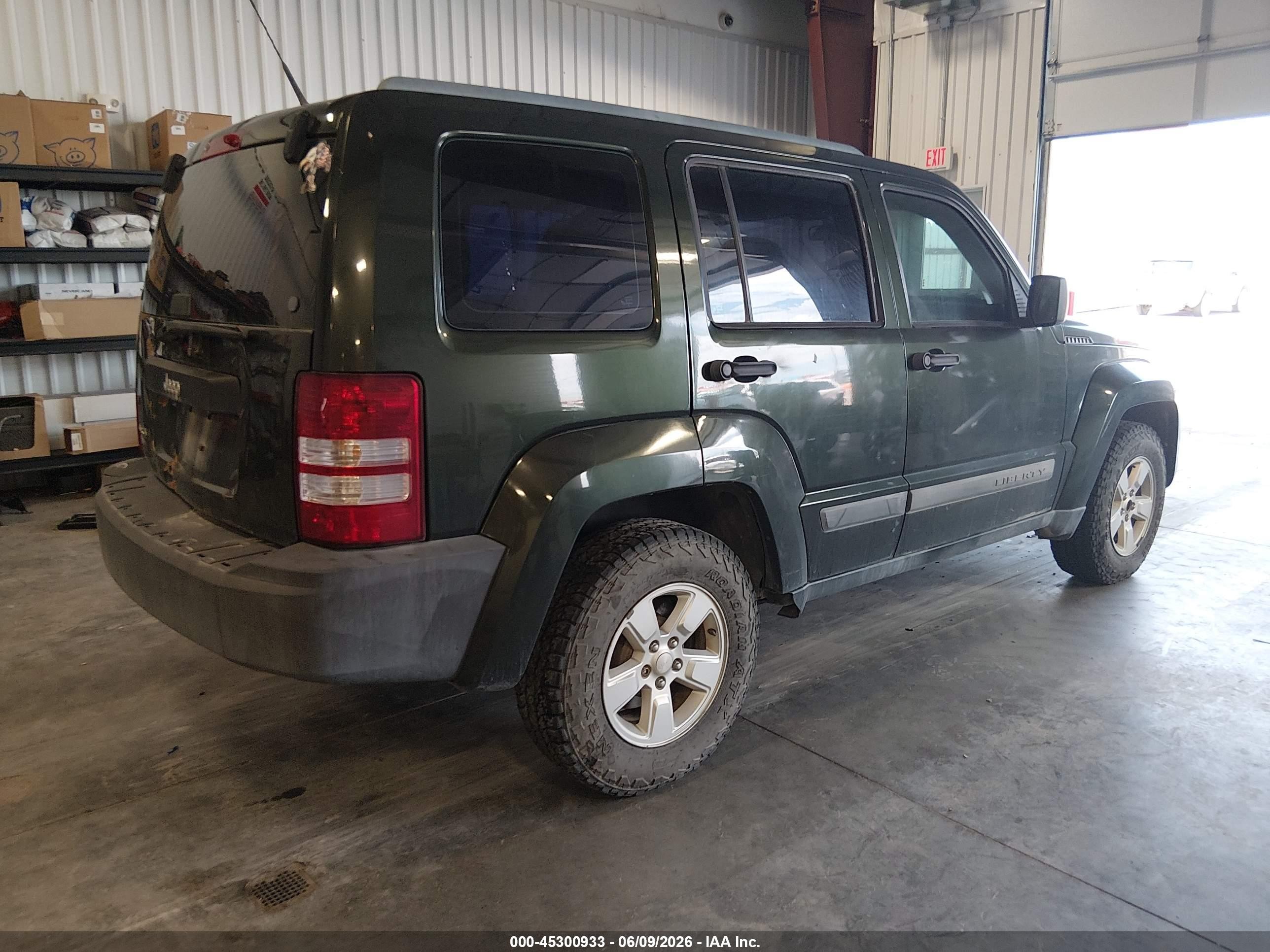 2011 Jeep Liberty Sport Green vin: 1J4PN2GKXBW562212