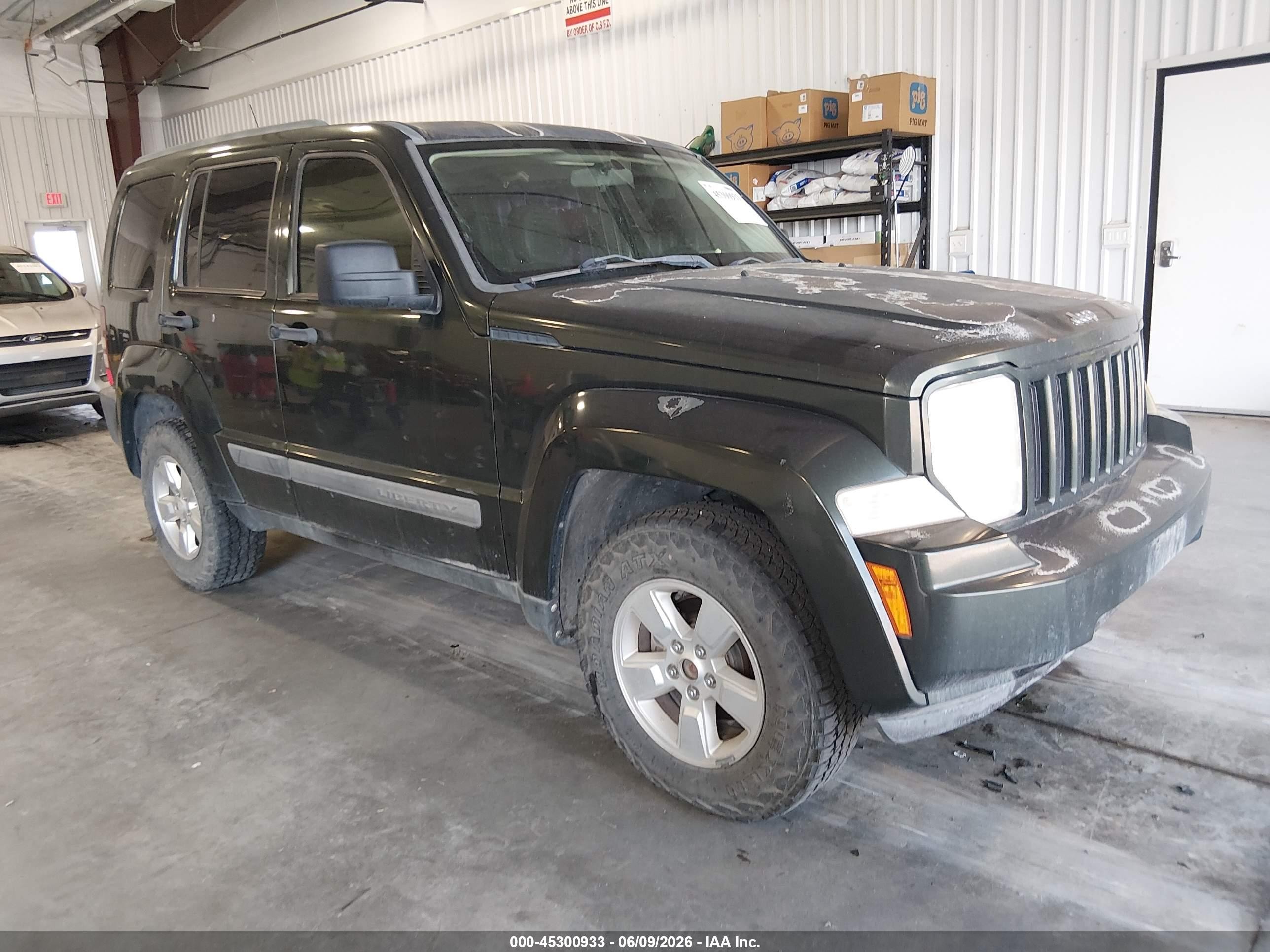 2011 Jeep Liberty Sport Green vin: 1J4PN2GKXBW562212