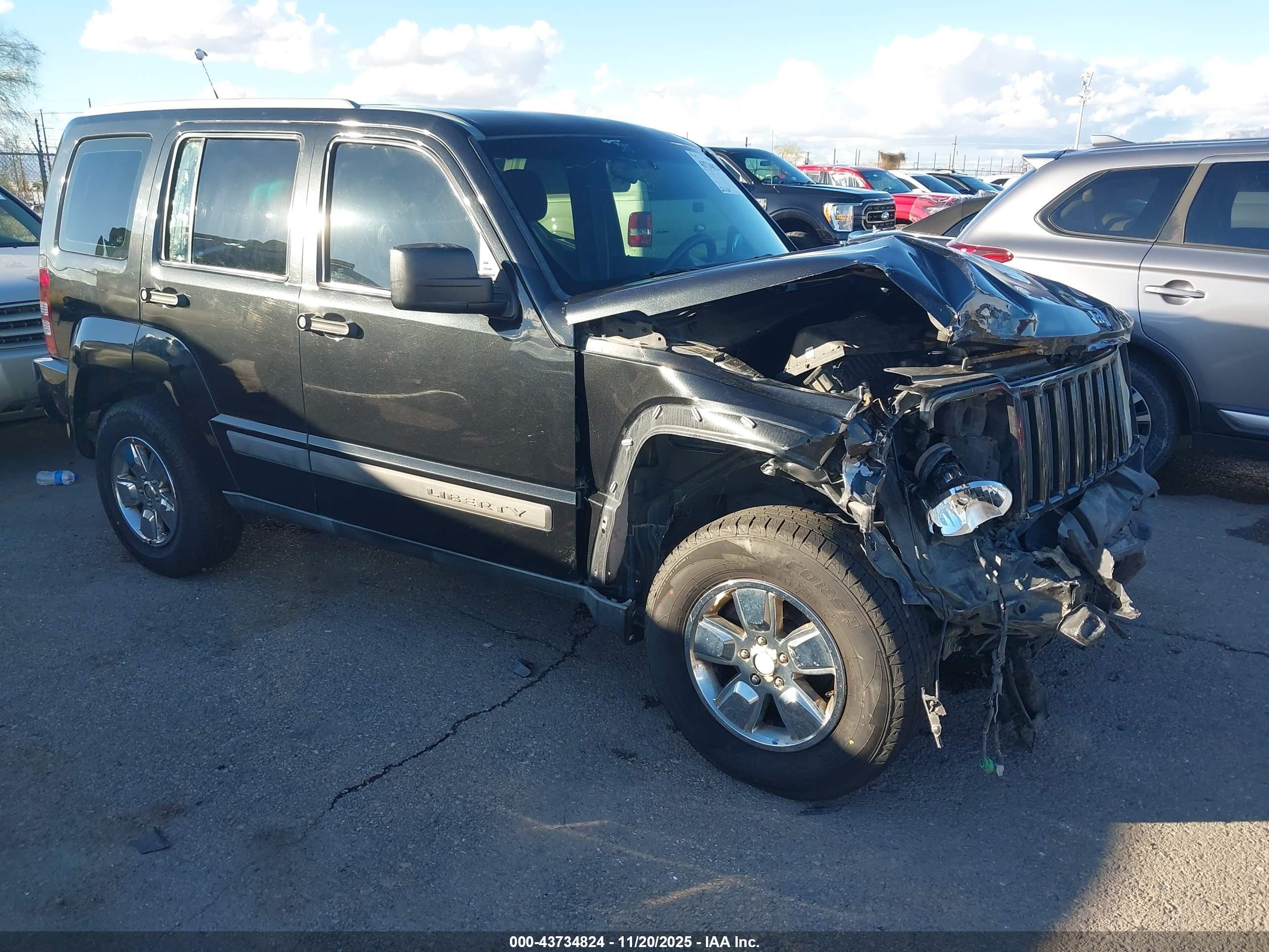 2011 Jeep Liberty Sport Black vin: 1J4PN2GKXBW571038