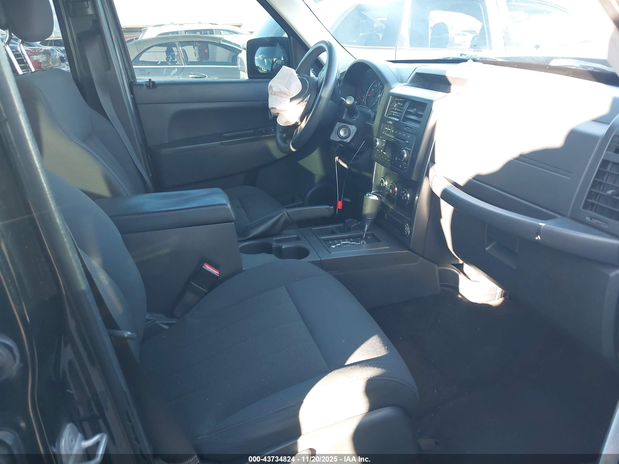 2011 Jeep Liberty Sport Black vin: 1J4PN2GKXBW571038