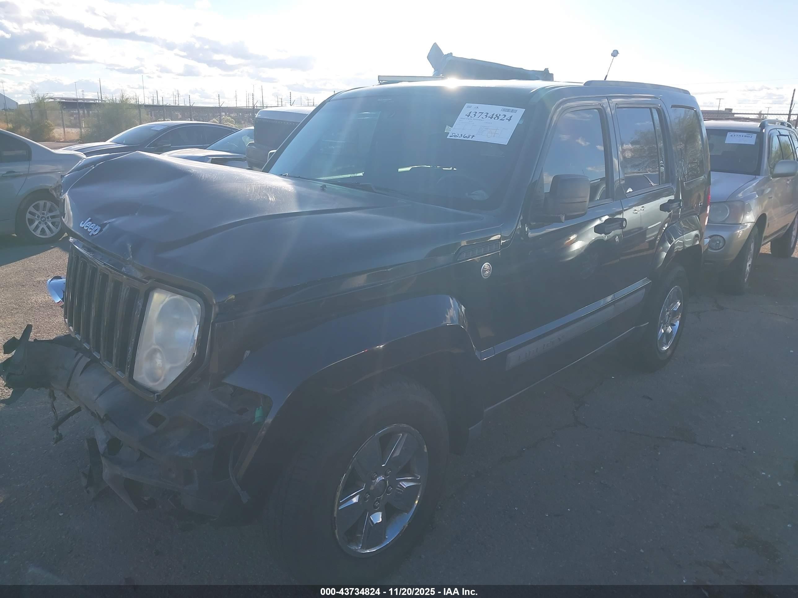 2011 Jeep Liberty Sport Black vin: 1J4PN2GKXBW571038