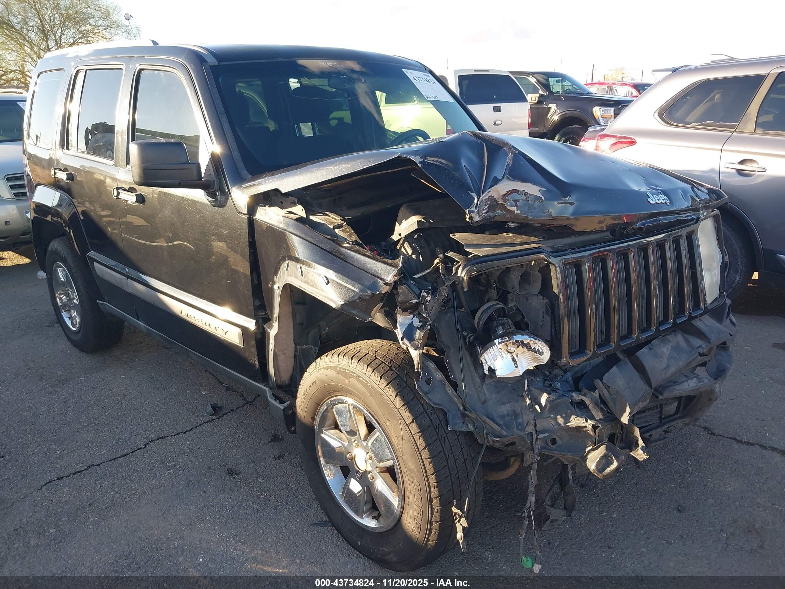 2011 Jeep Liberty Sport Black vin: 1J4PN2GKXBW571038