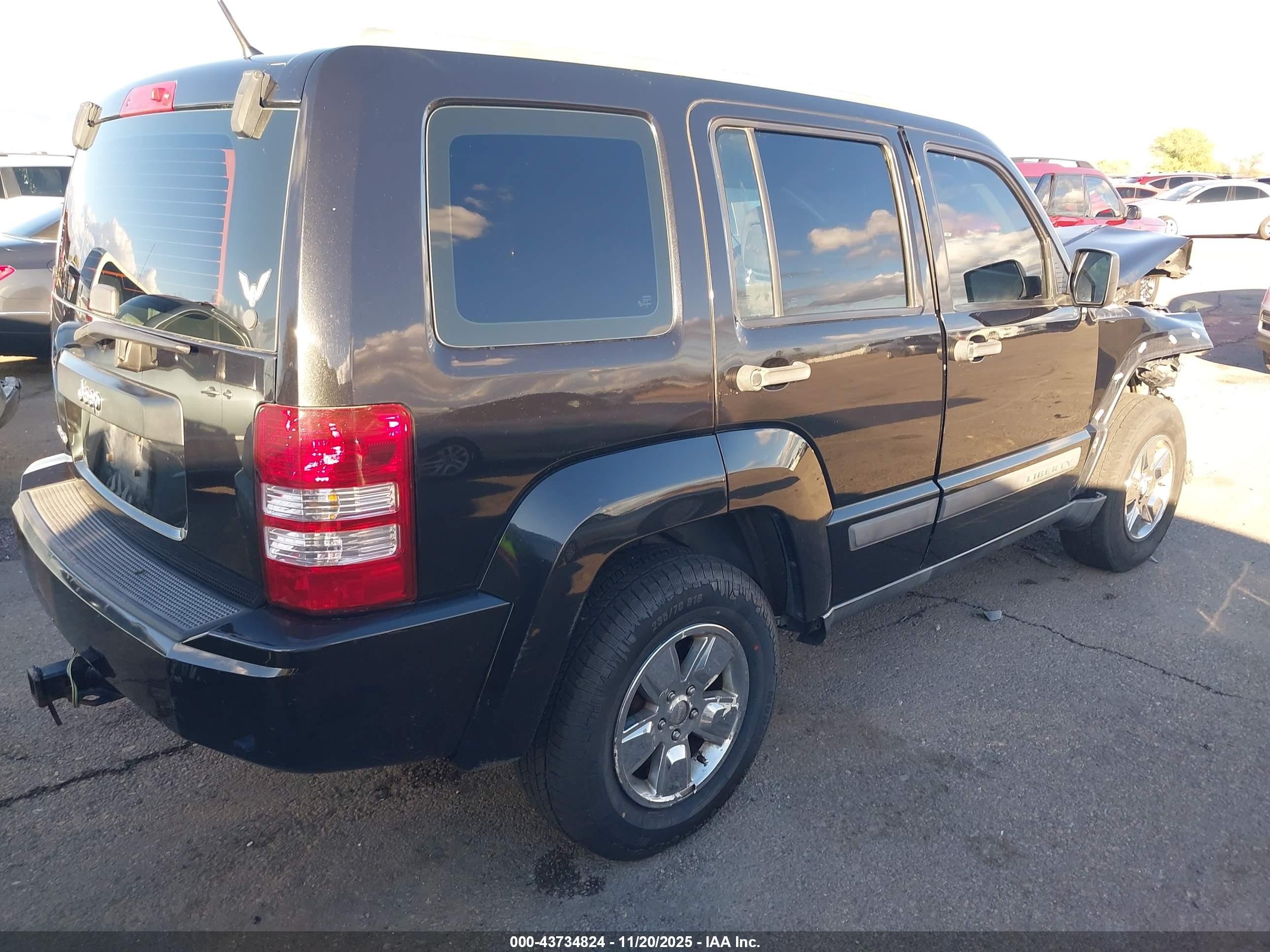 2011 Jeep Liberty Sport Black vin: 1J4PN2GKXBW571038
