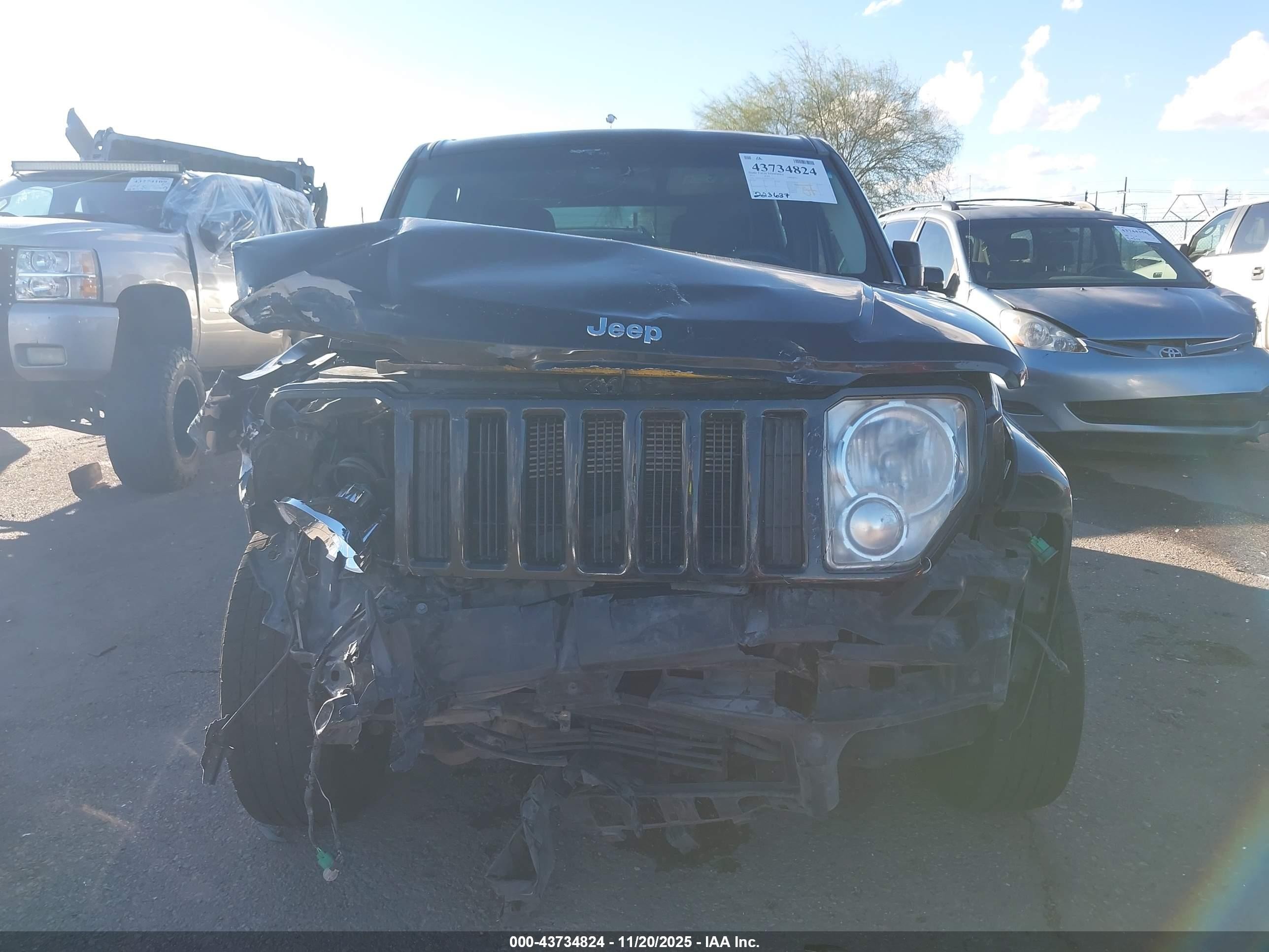 2011 Jeep Liberty Sport Black vin: 1J4PN2GKXBW571038