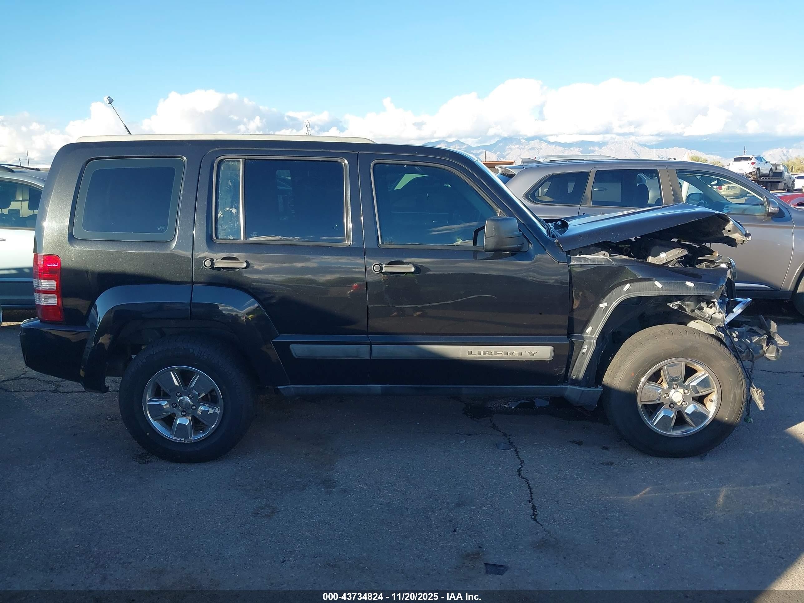 2011 Jeep Liberty Sport Black vin: 1J4PN2GKXBW571038