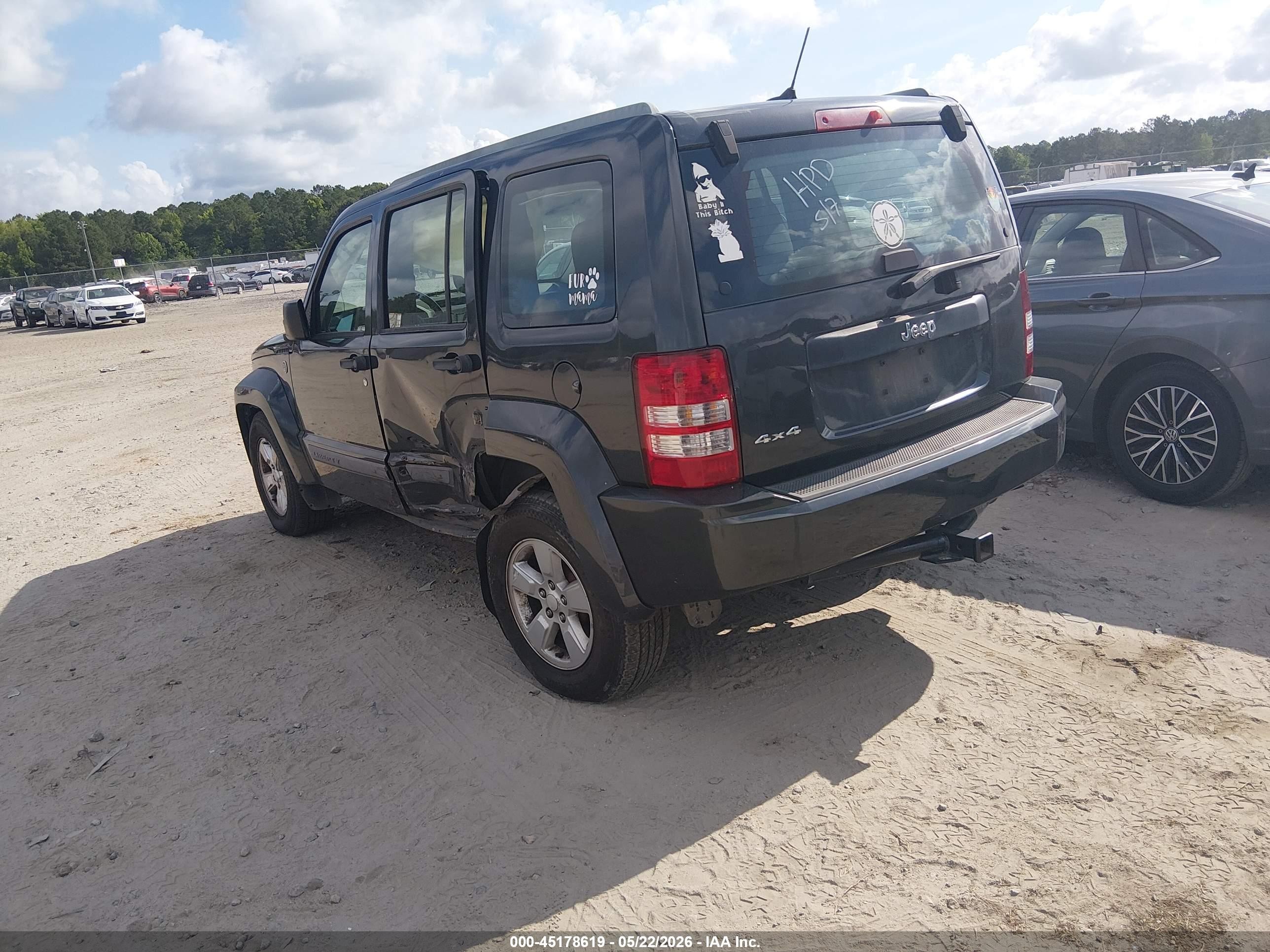 2011 Jeep Liberty Sport Black vin: 1J4PN2GKXBW586543