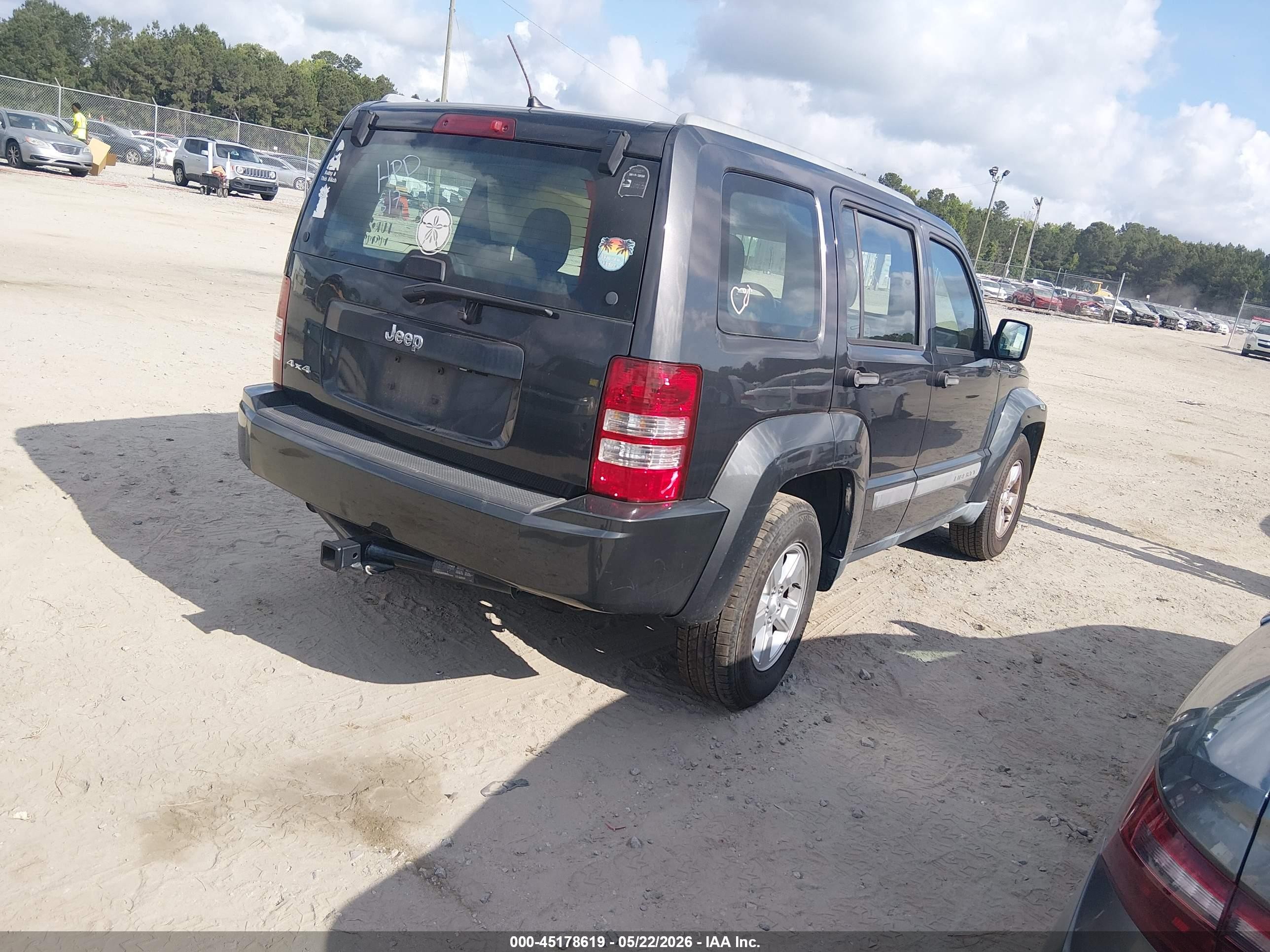 2011 Jeep Liberty Sport Black vin: 1J4PN2GKXBW586543