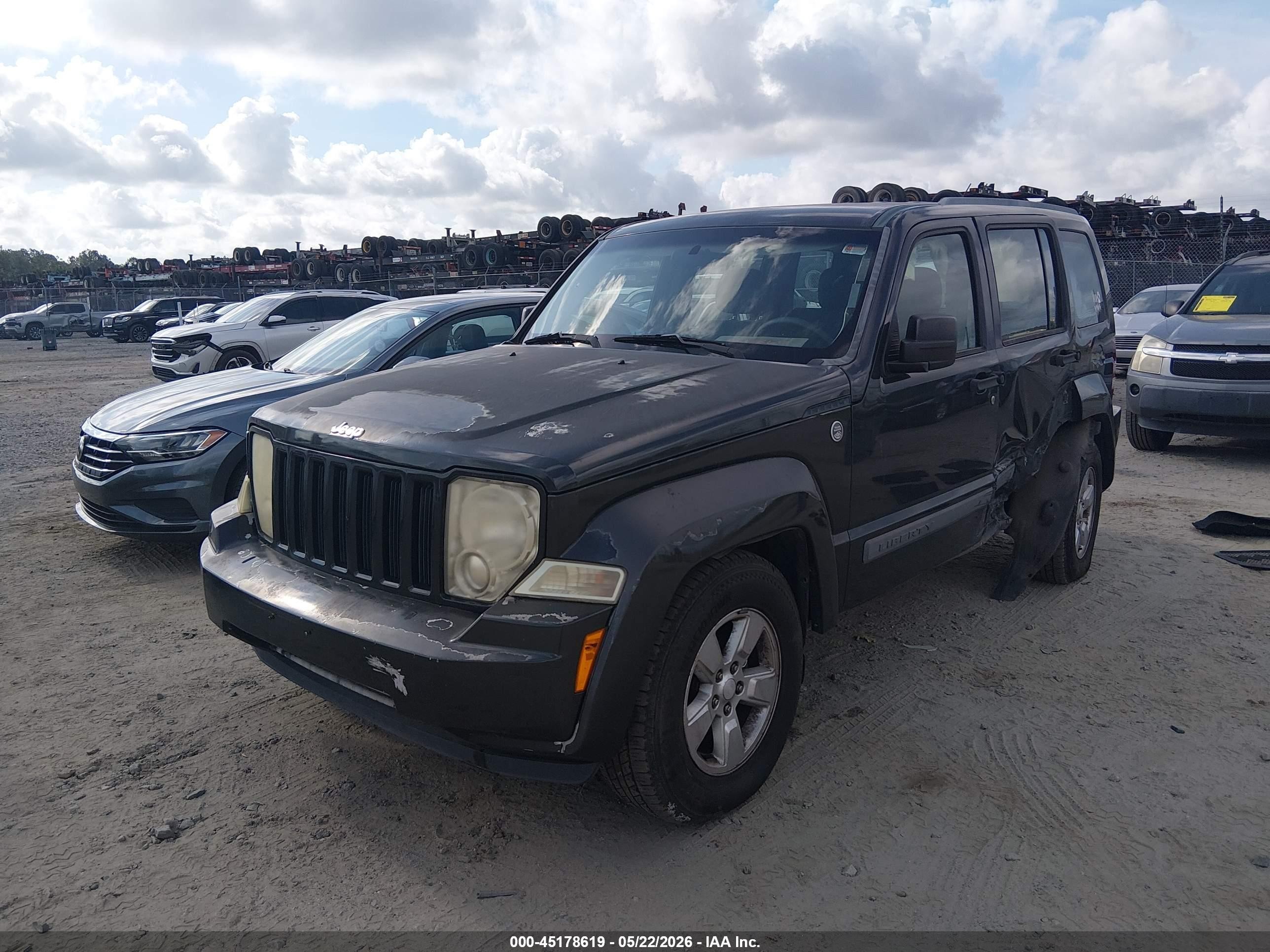 2011 Jeep Liberty Sport Black vin: 1J4PN2GKXBW586543