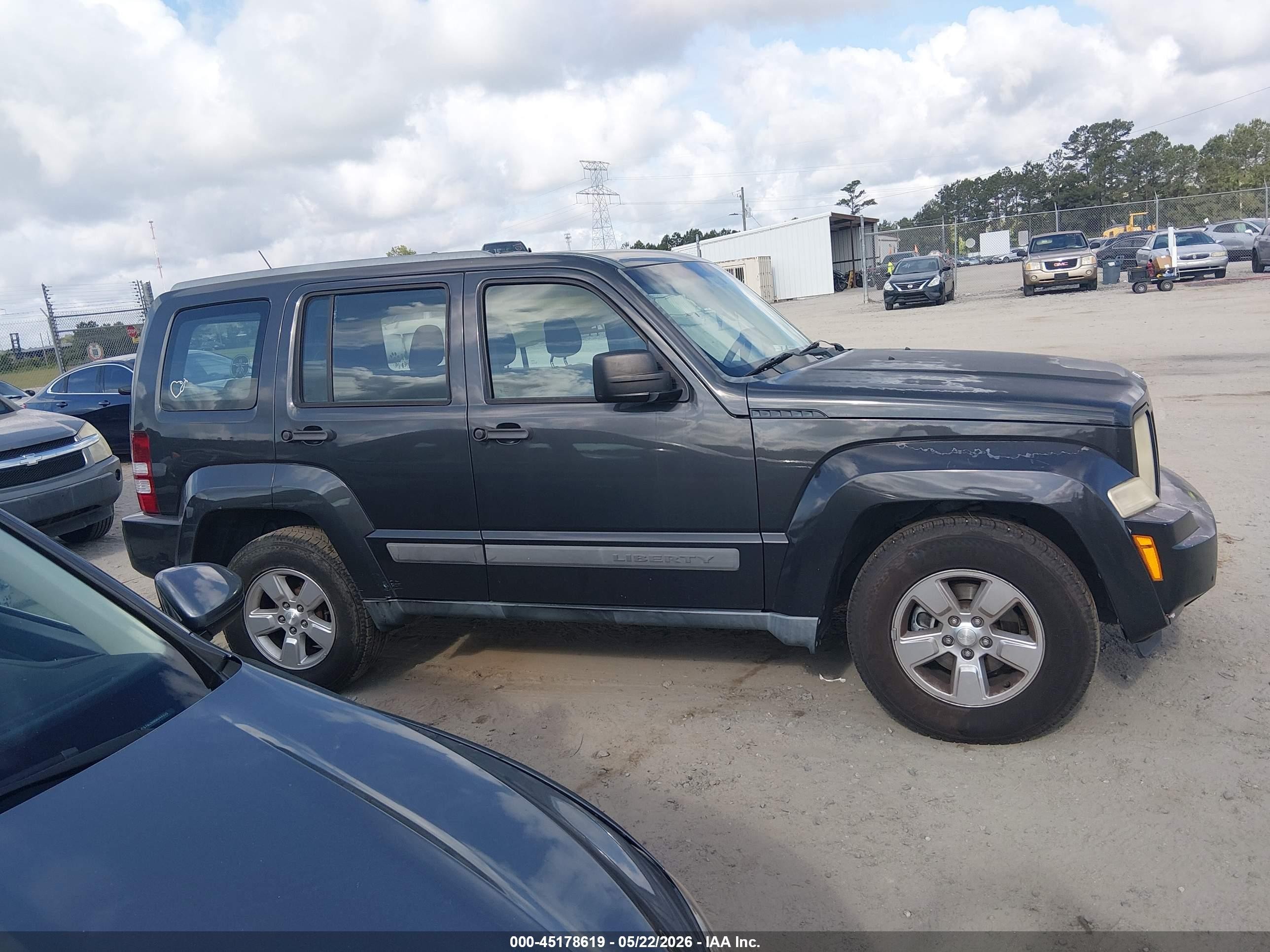 2011 Jeep Liberty Sport Black vin: 1J4PN2GKXBW586543