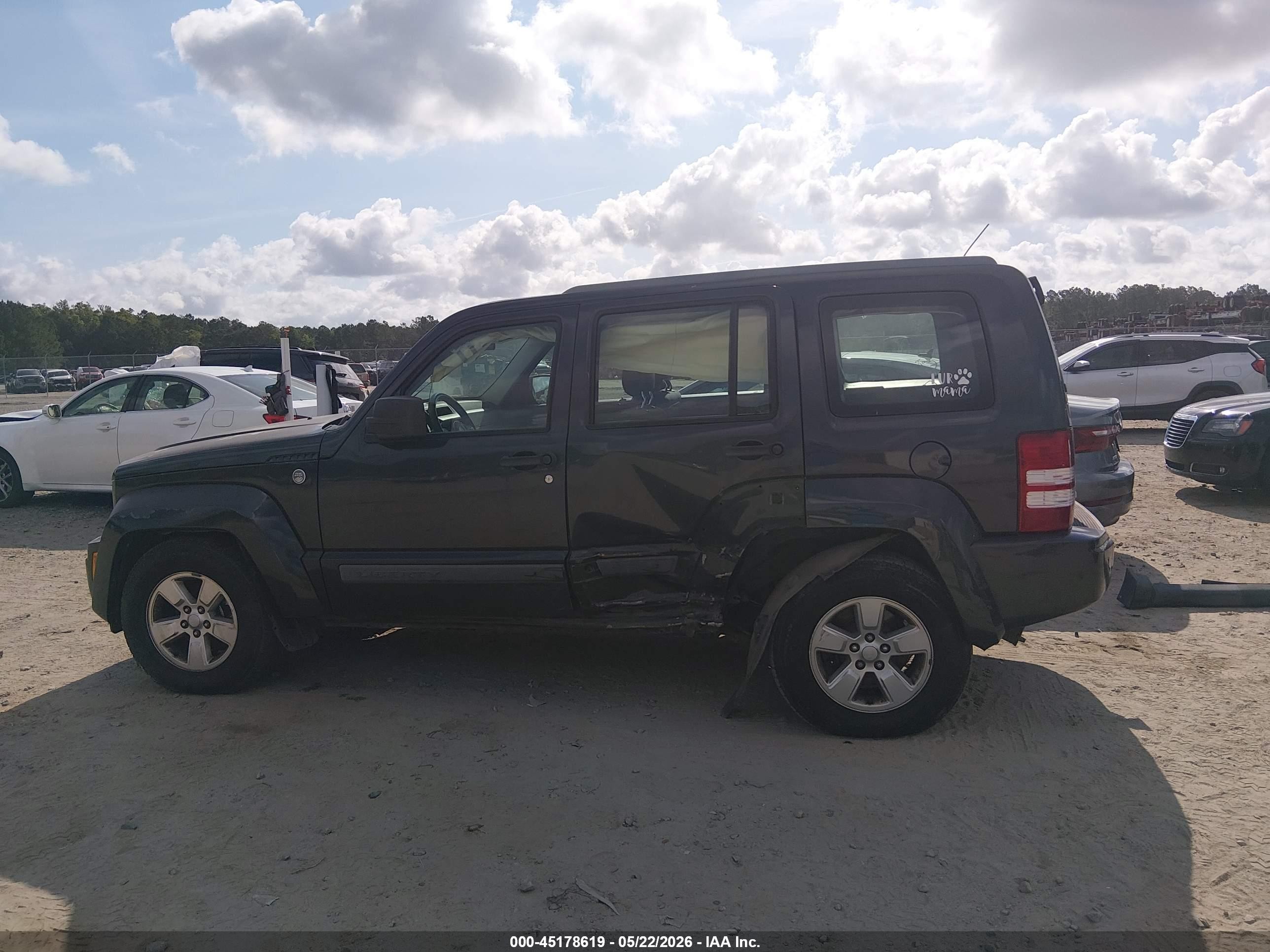 2011 Jeep Liberty Sport Black vin: 1J4PN2GKXBW586543