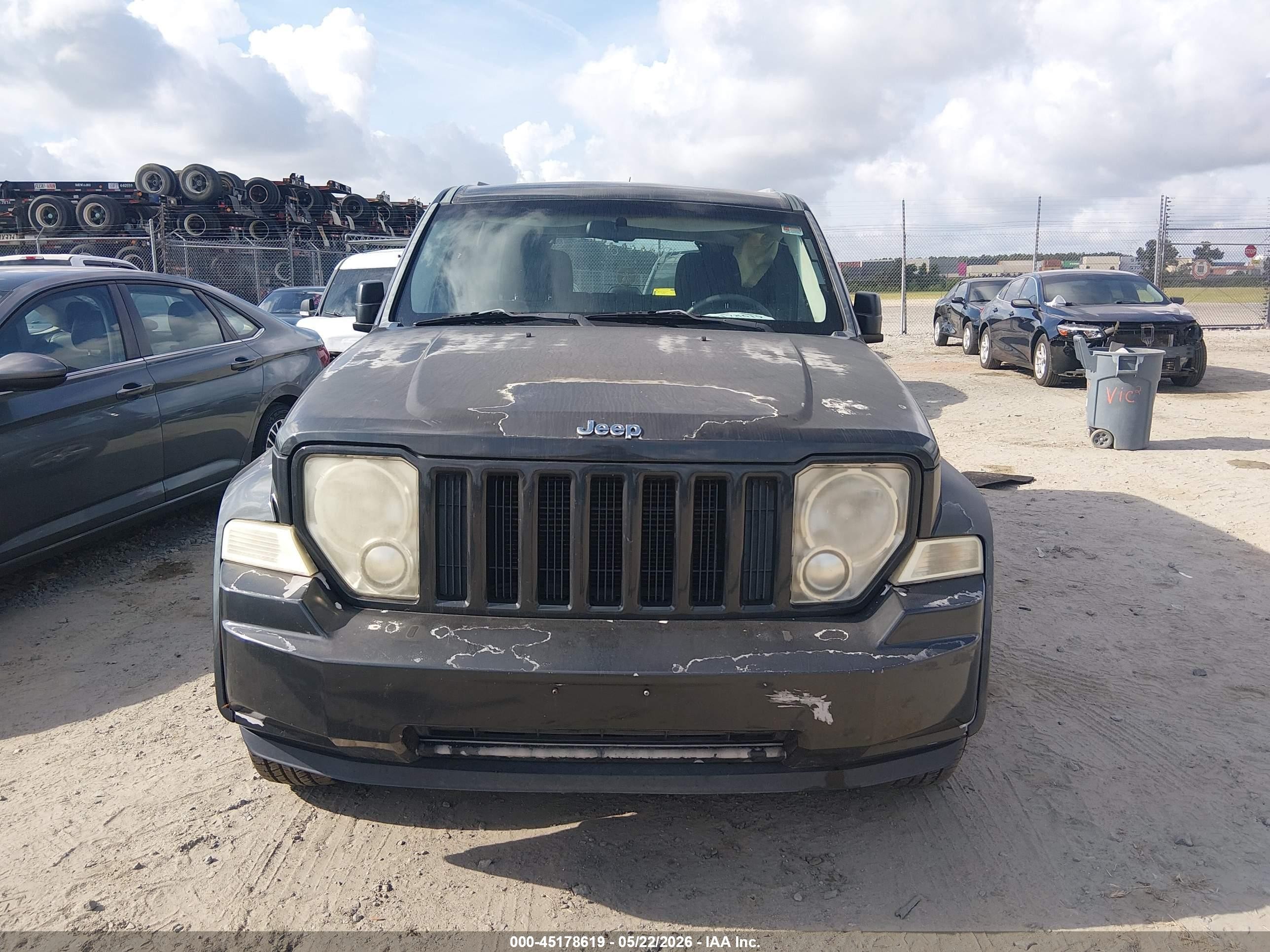 2011 Jeep Liberty Sport Black vin: 1J4PN2GKXBW586543