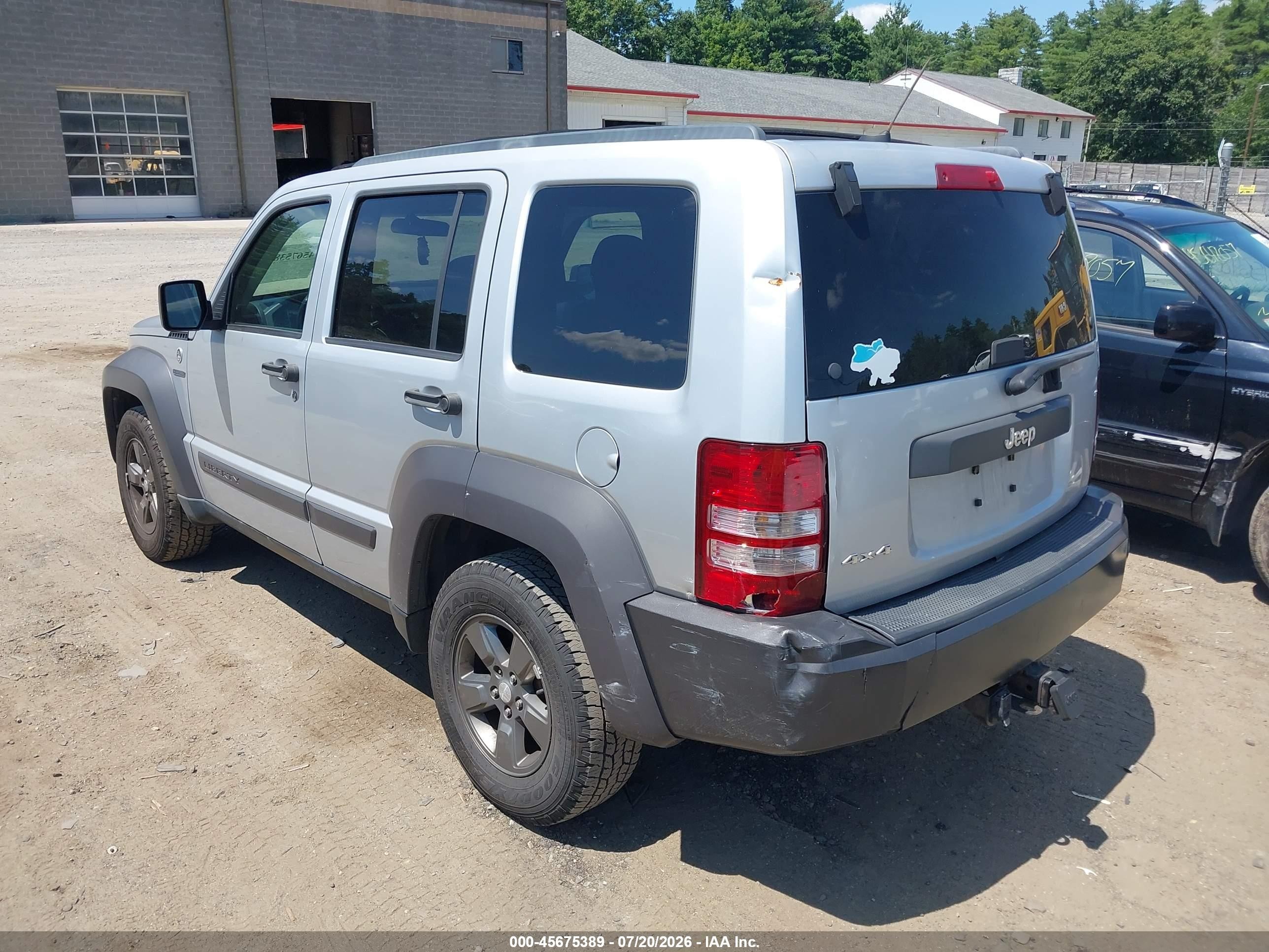 2010 Jeep Liberty Renegade Silver vin: 1J4PN3GK3AW151402