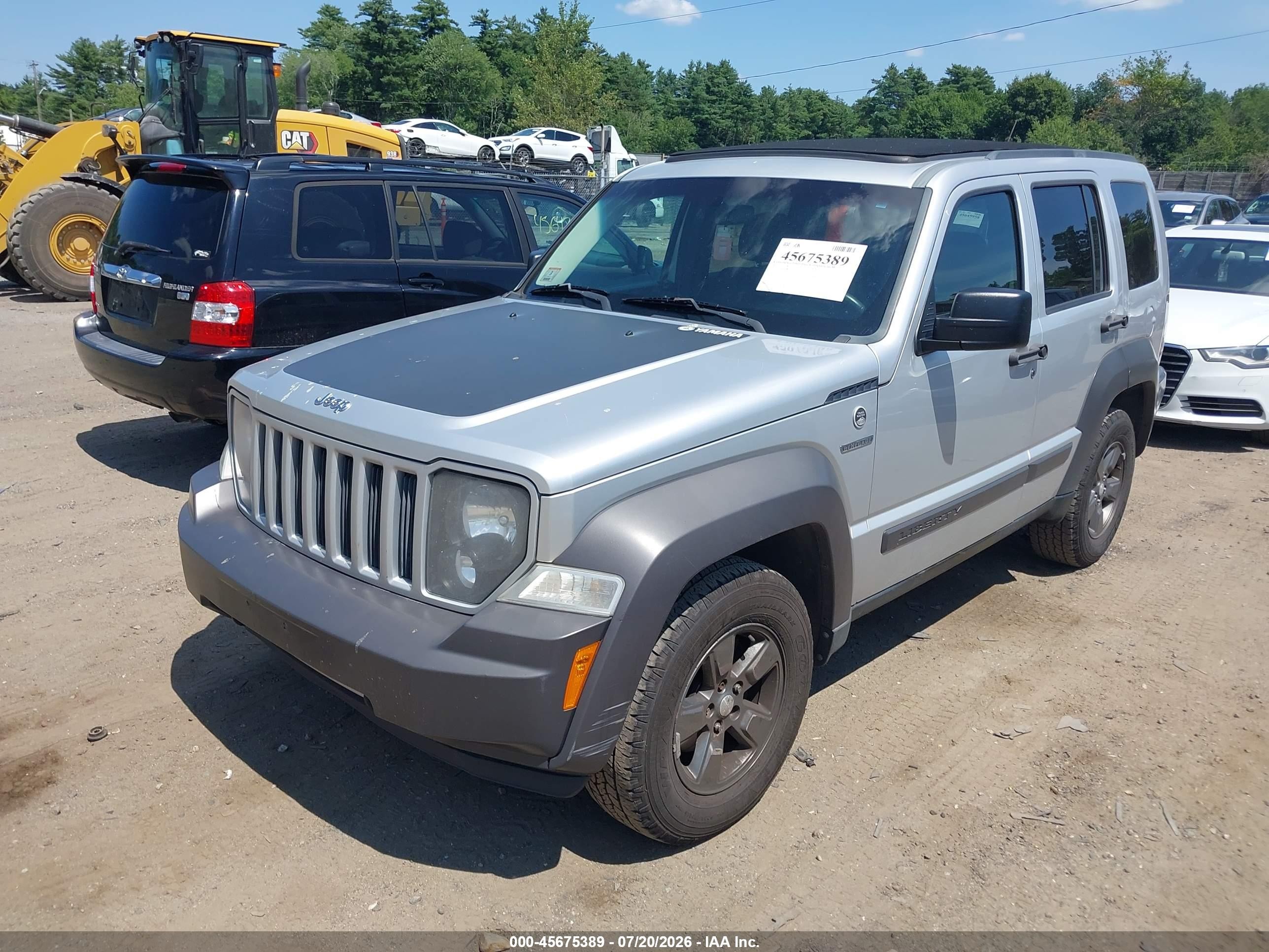 2010 Jeep Liberty Renegade Silver vin: 1J4PN3GK3AW151402
