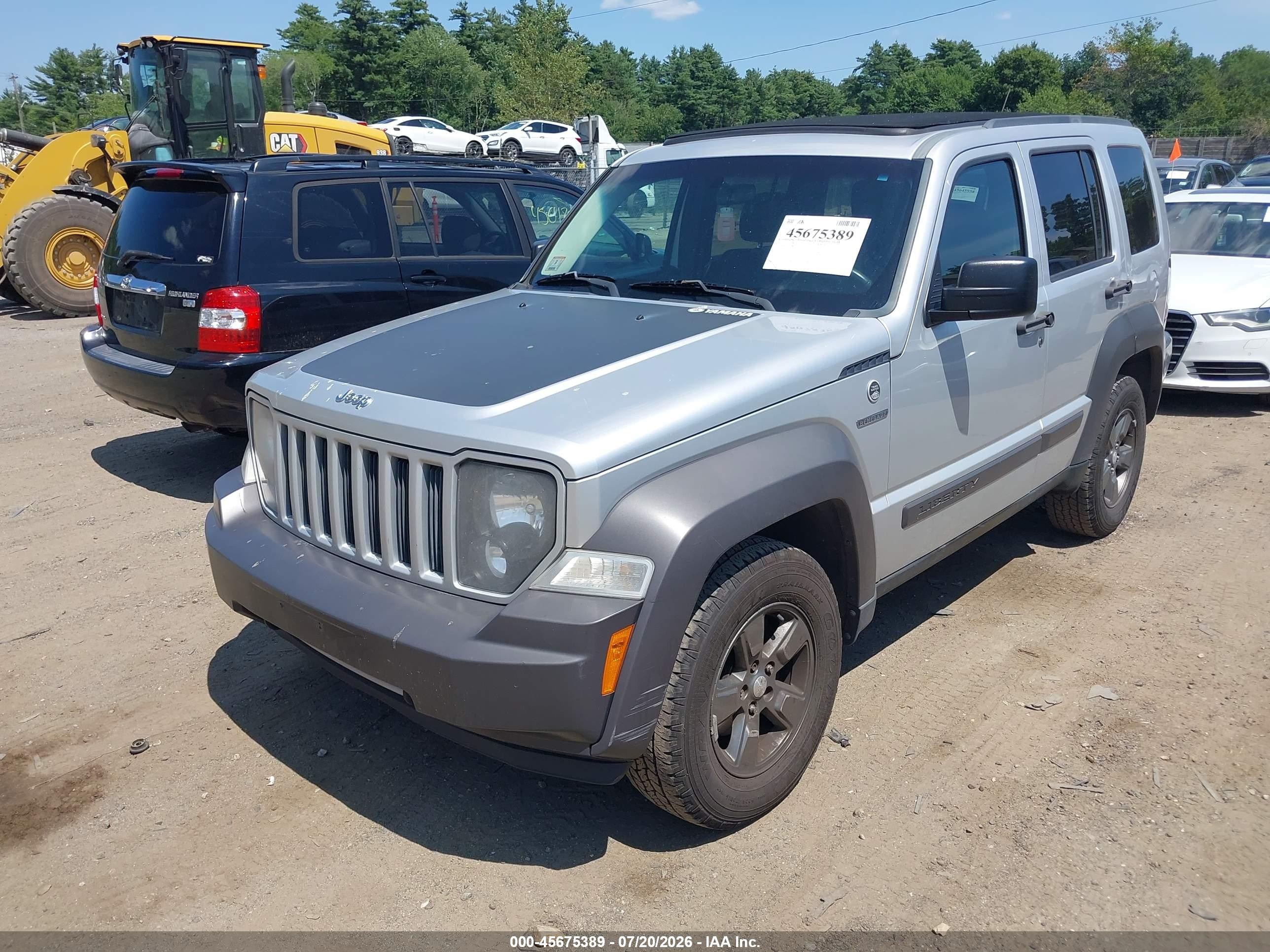 2010 Jeep Liberty Renegade Silver vin: 1J4PN3GK3AW151402