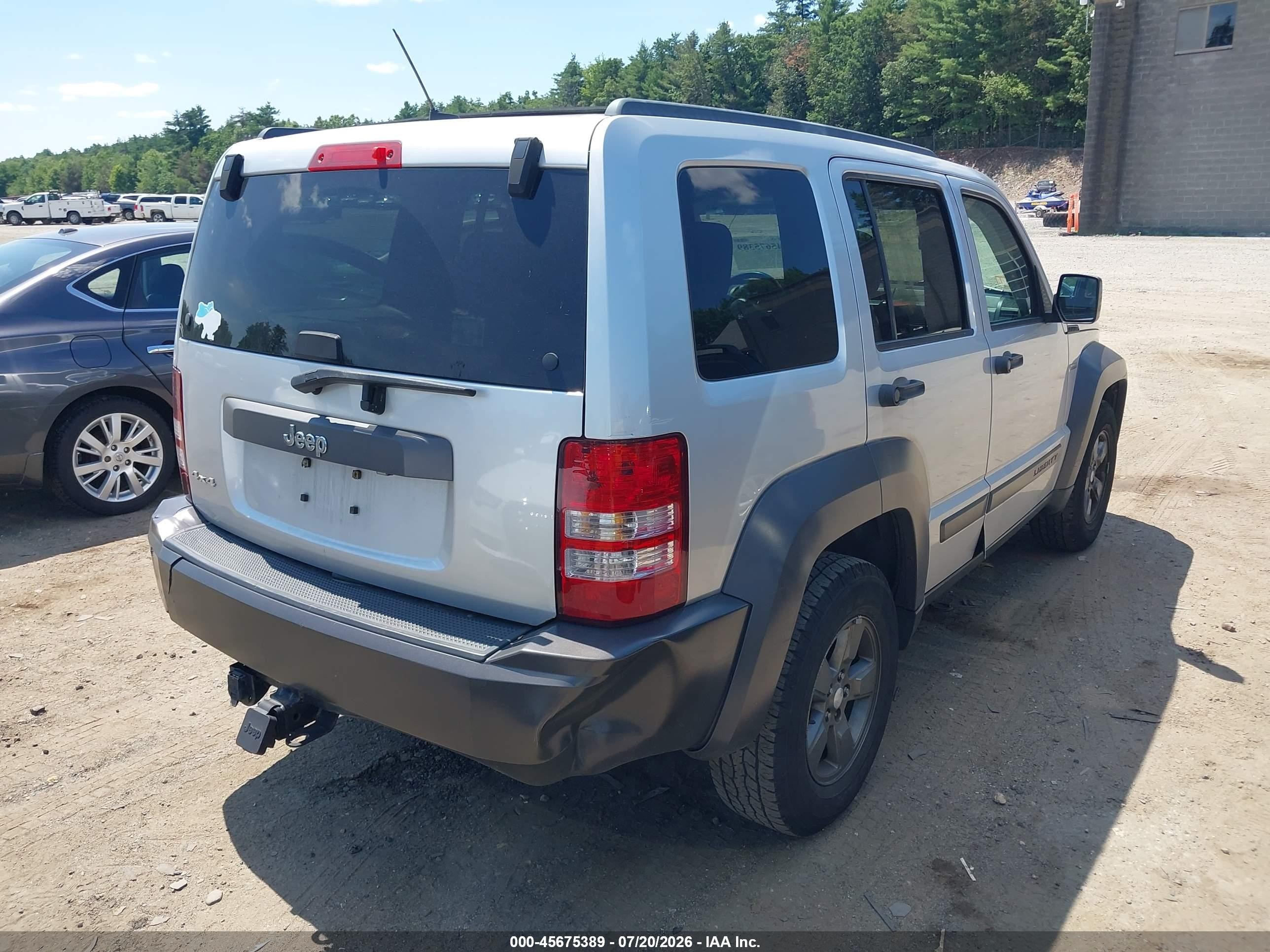 2010 Jeep Liberty Renegade Silver vin: 1J4PN3GK3AW151402