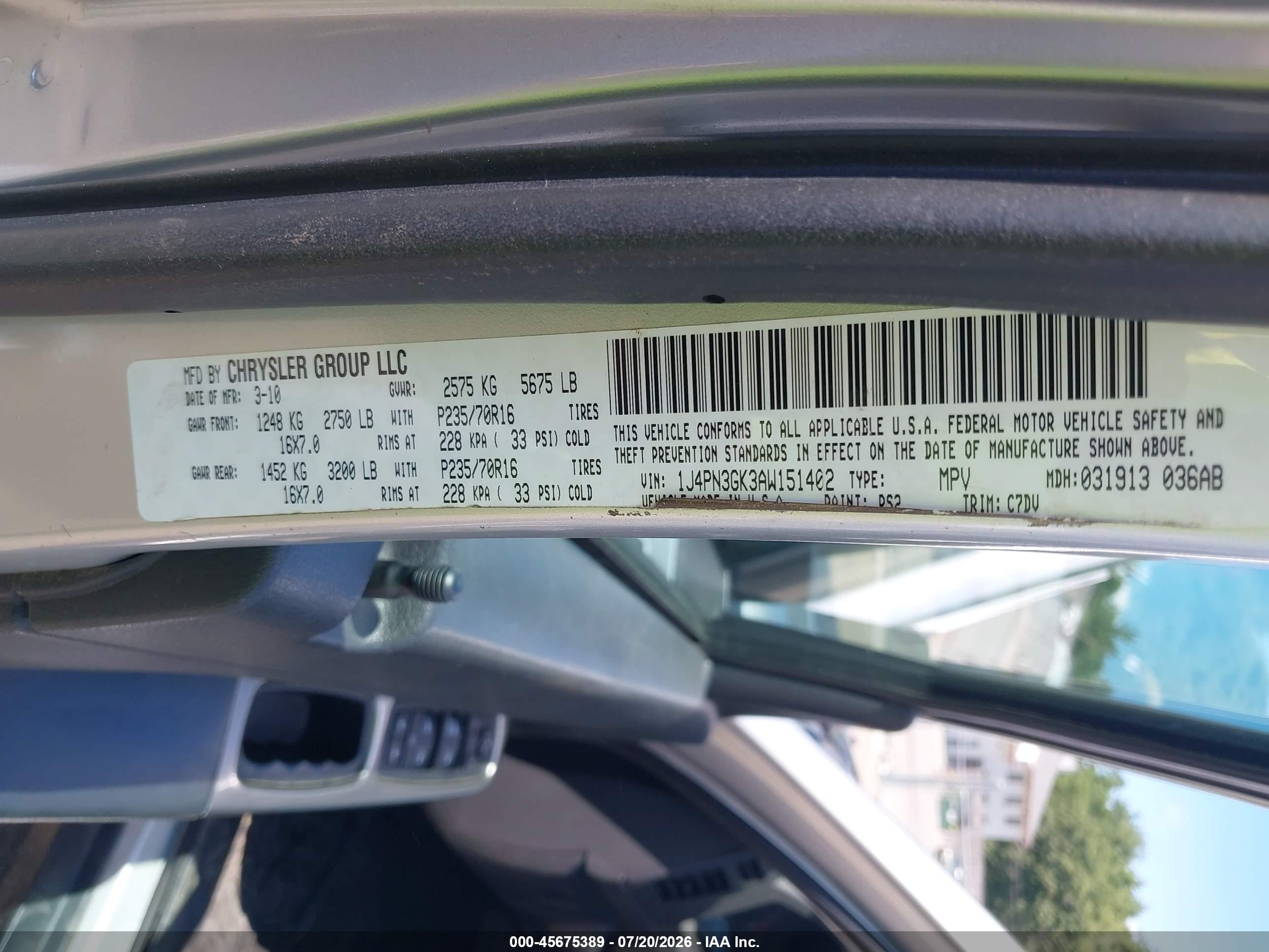 2010 Jeep Liberty Renegade Silver vin: 1J4PN3GK3AW151402