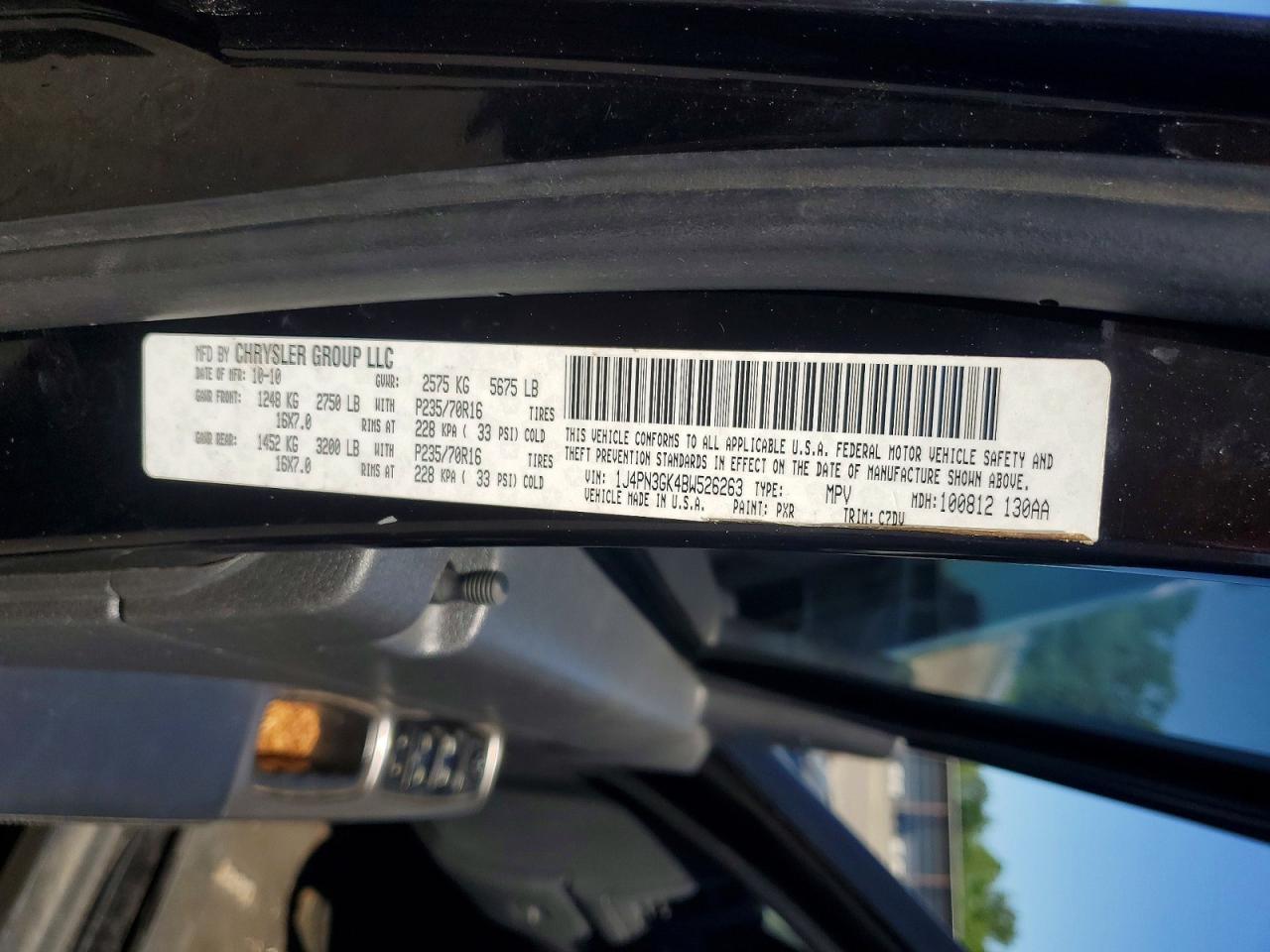 2011 Jeep Liberty Renegade Черный vin: 1J4PN3GK4BW526263