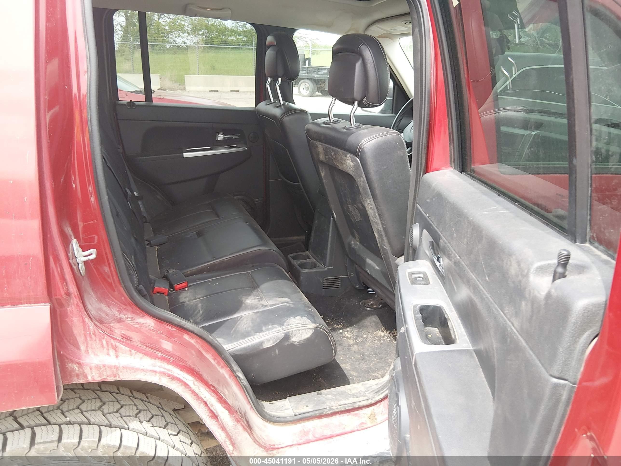 2010 Jeep Liberty Limited Красный vin: 1J4PN5GK0AW115050
