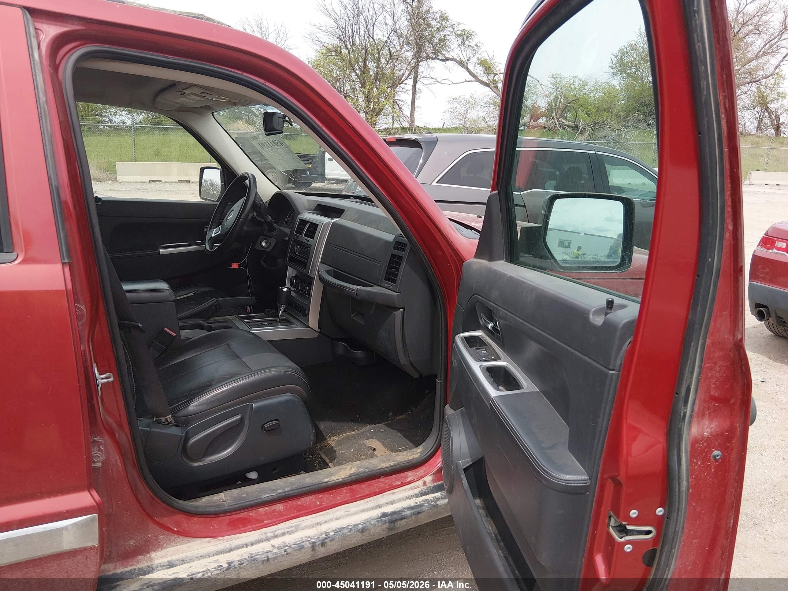 2010 Jeep Liberty Limited Красный vin: 1J4PN5GK0AW115050