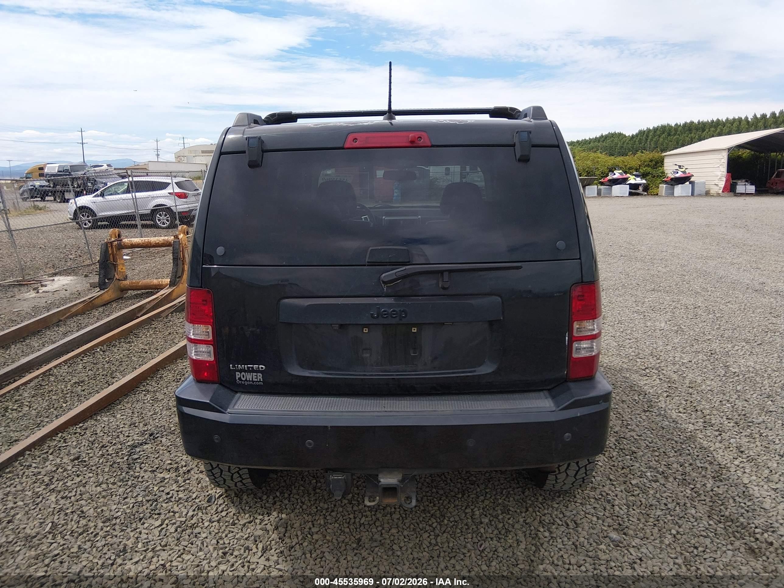 2010 Jeep Liberty Limited Black vin: 1J4PN5GK0AW129952
