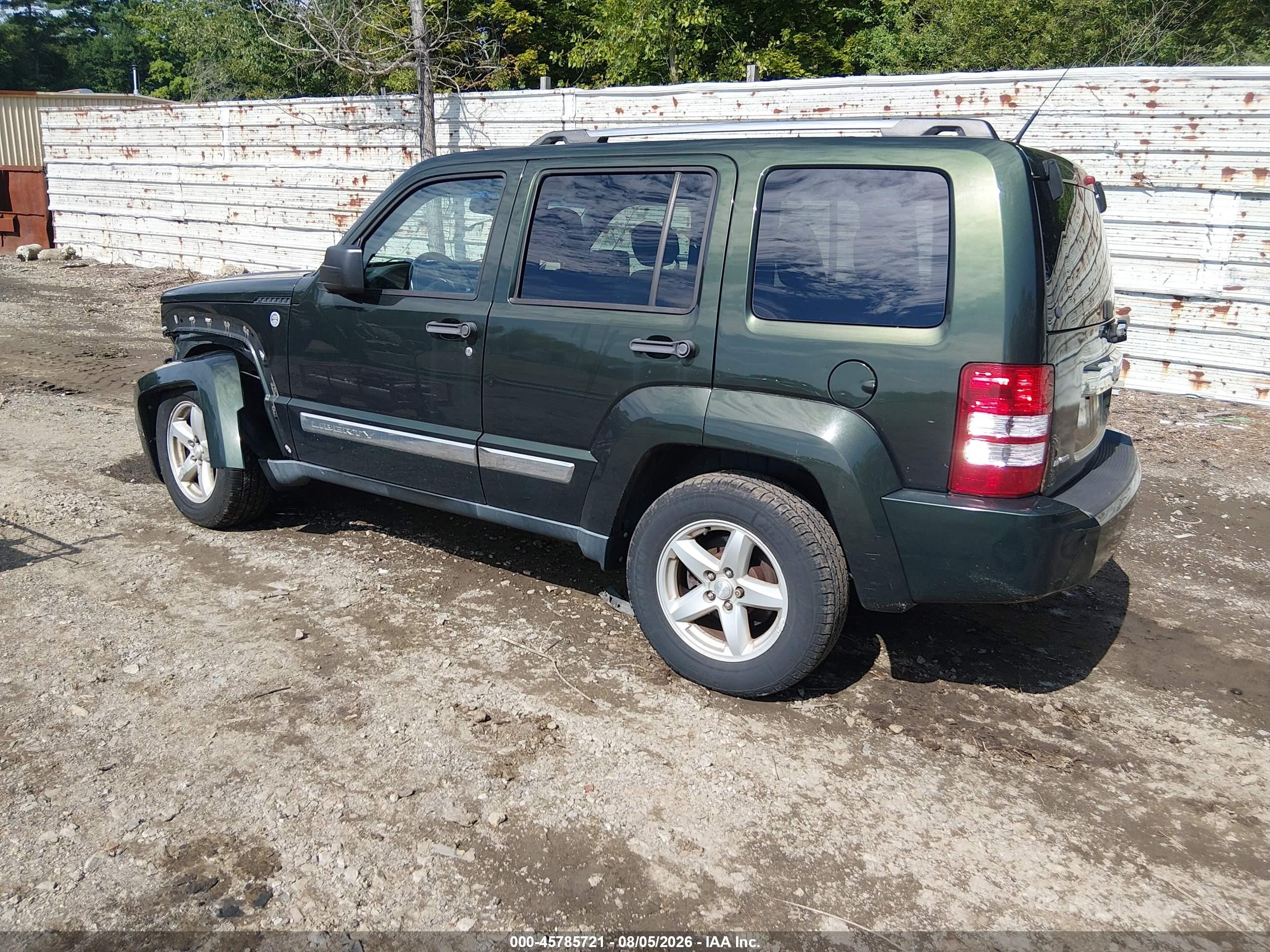 2011 Jeep Liberty Limited Edition Green vin: 1J4PN5GK0BW566190