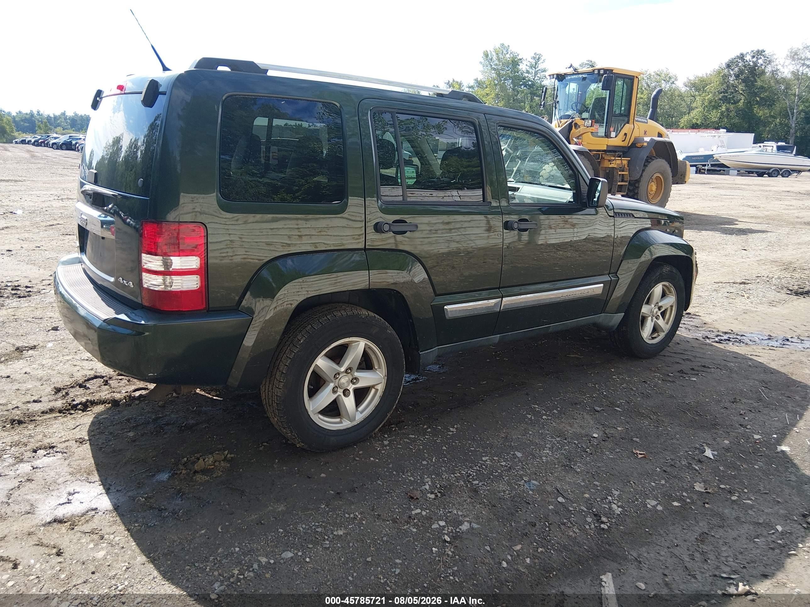 2011 Jeep Liberty Limited Edition Green vin: 1J4PN5GK0BW566190
