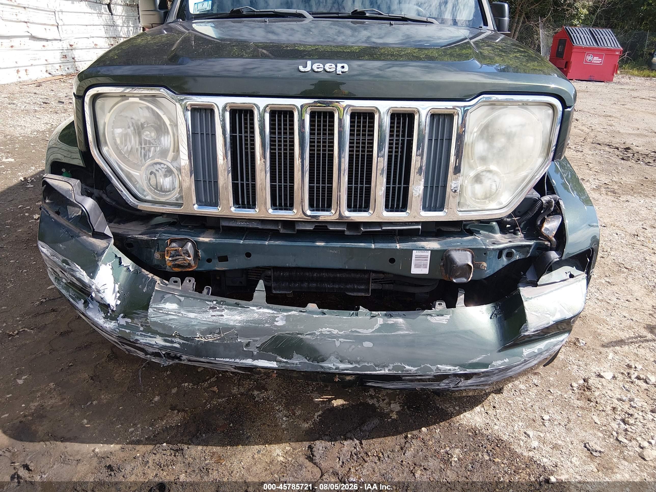 2011 Jeep Liberty Limited Edition Green vin: 1J4PN5GK0BW566190